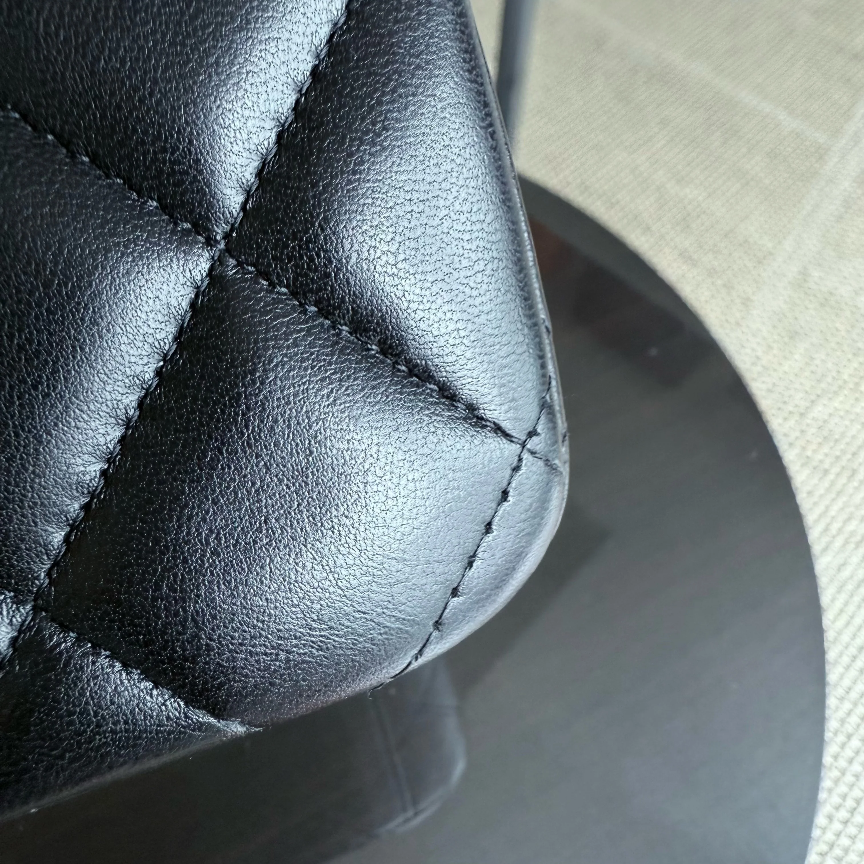 Chanel Classic Flap Maxi - Double Flap Quilted Lambskin Black Silver Hardware Series 15