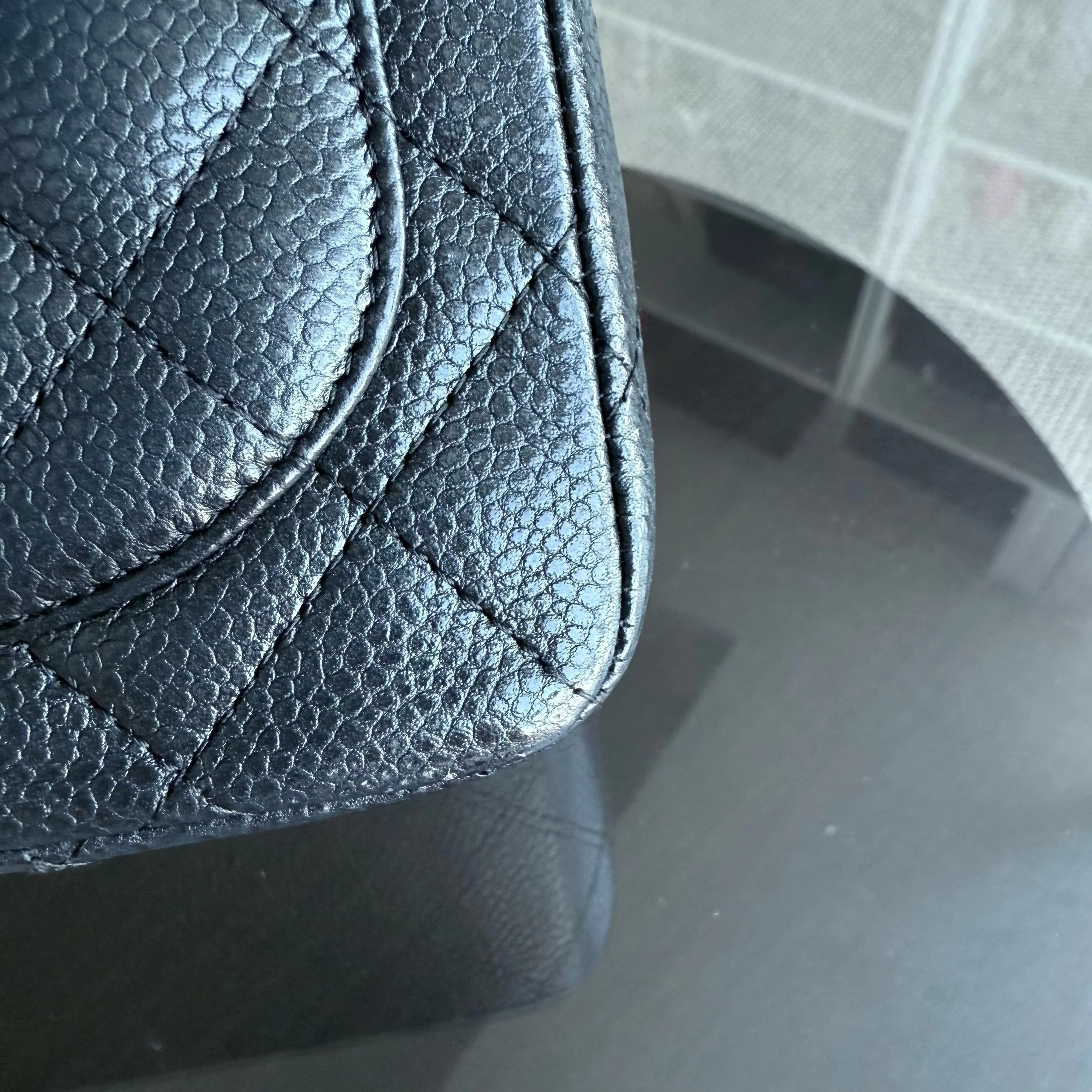 Chanel Classic Flap Mini Square - Caviar Quilted Black Gold Hardware