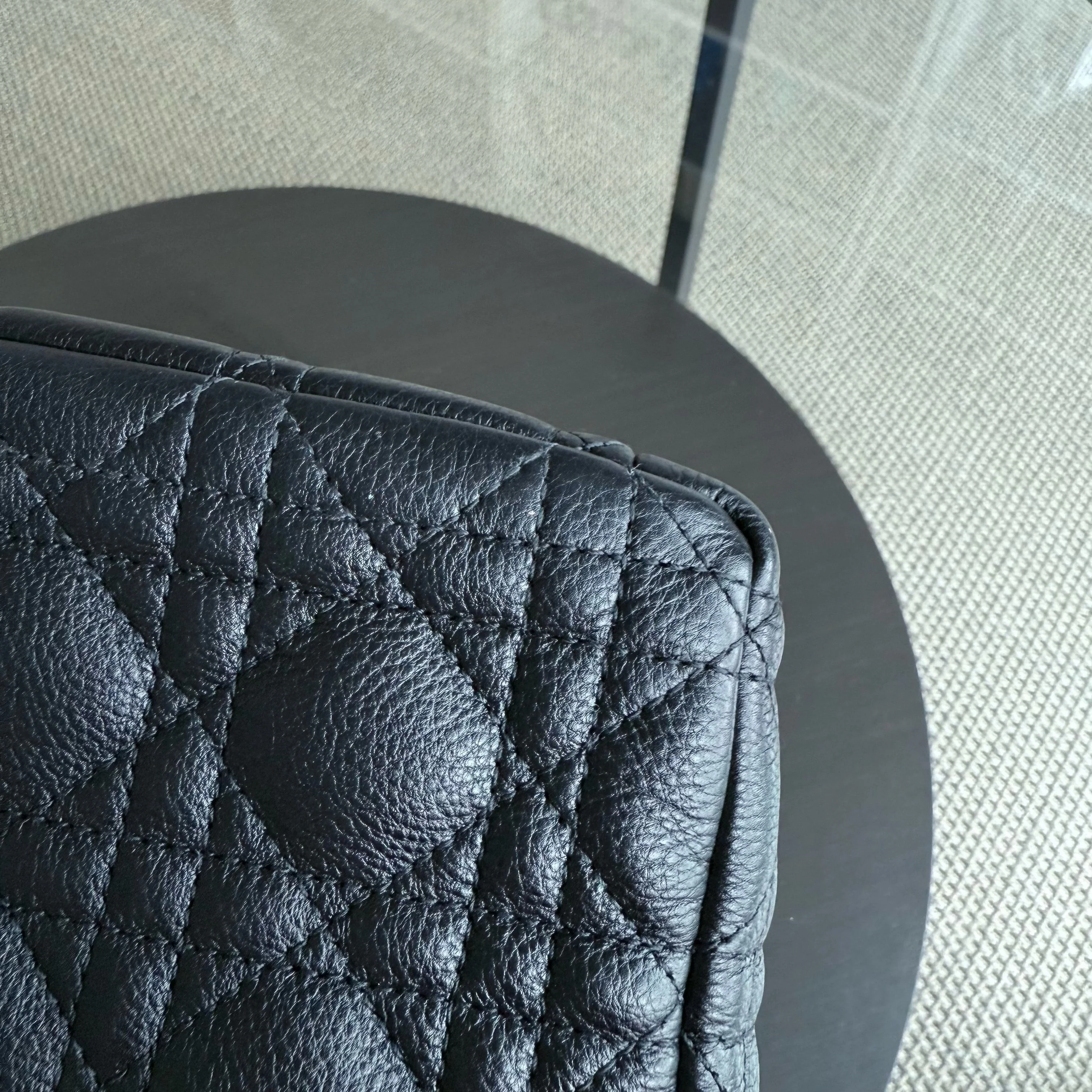 Dior Caro Medium - Cannage Grained Calfskin Black Gold Hardware