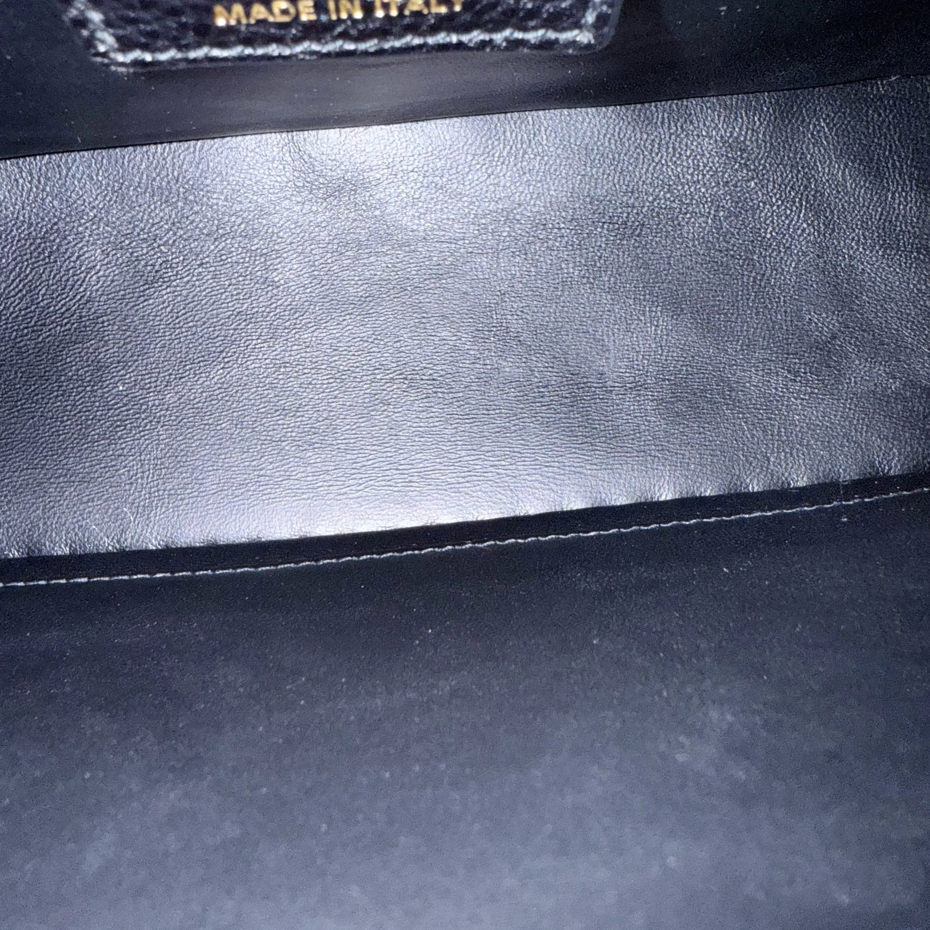 Dior Caro Medium - Cannage Grained Calfskin Black Gold Hardware