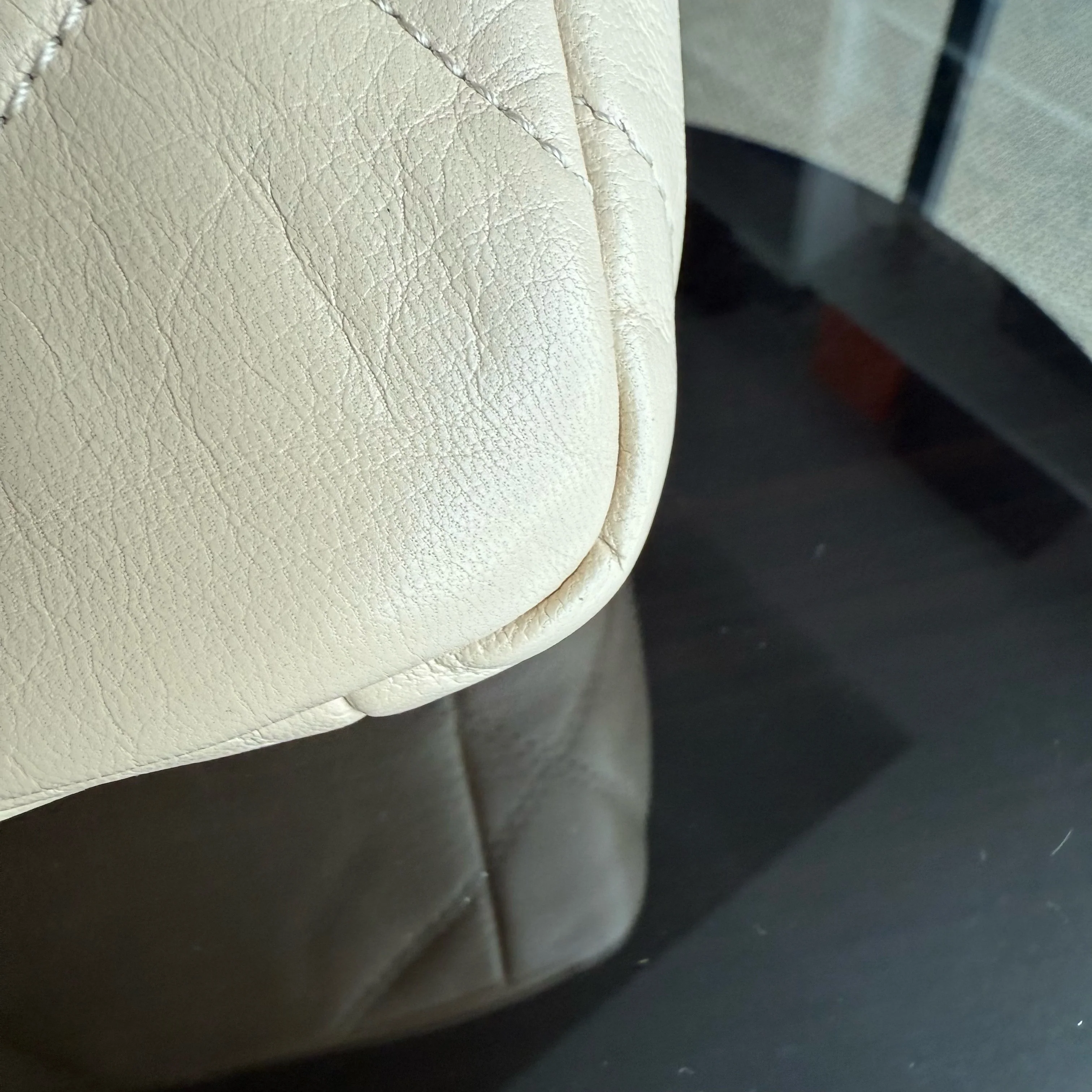 Chanel 19 Bag Small - Quilted Lambskin Light Beige Two-tone Gold Hardware Series 30