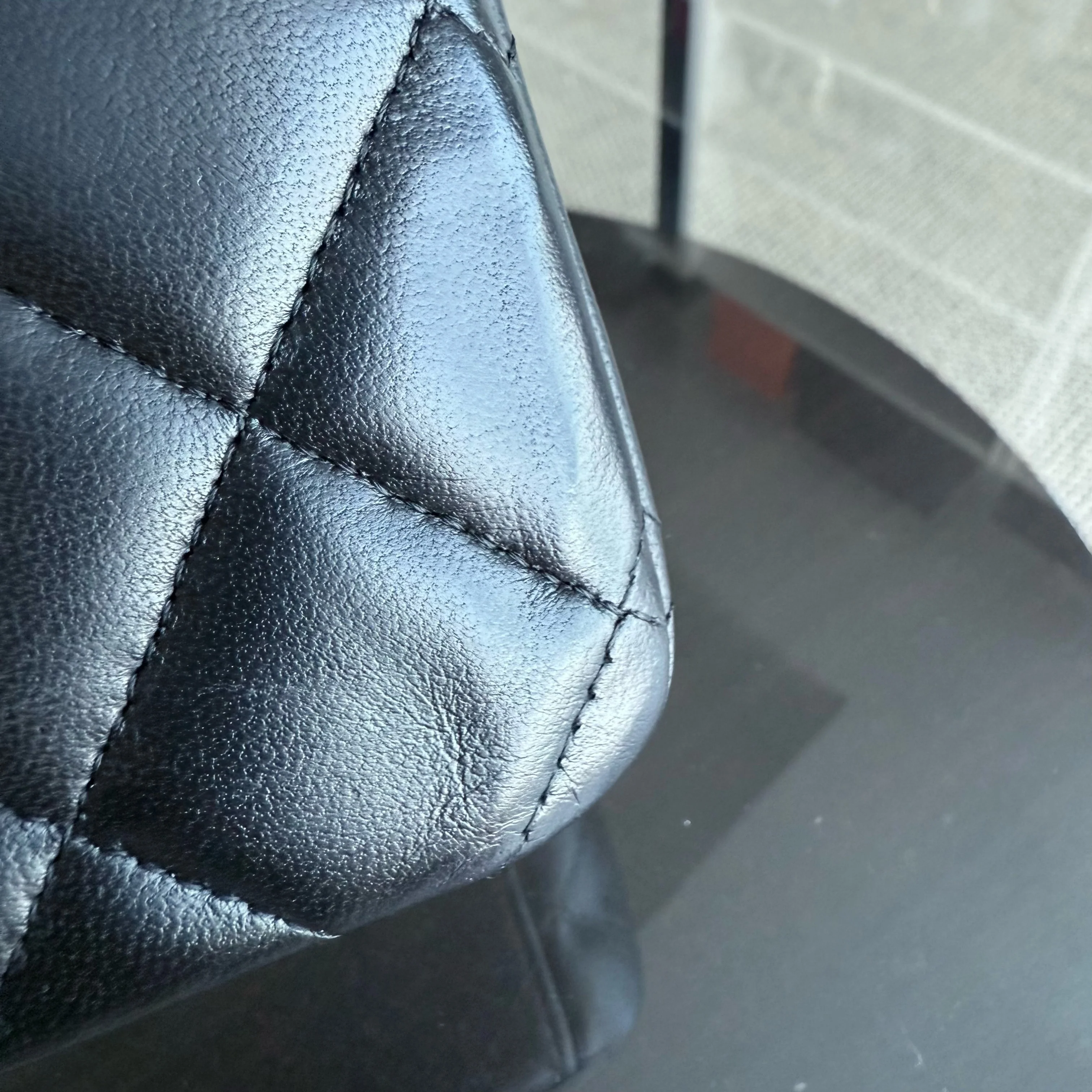 Chanel Classic Flap Maxi - Double Flap Quilted Lambskin Black Gold Hardware