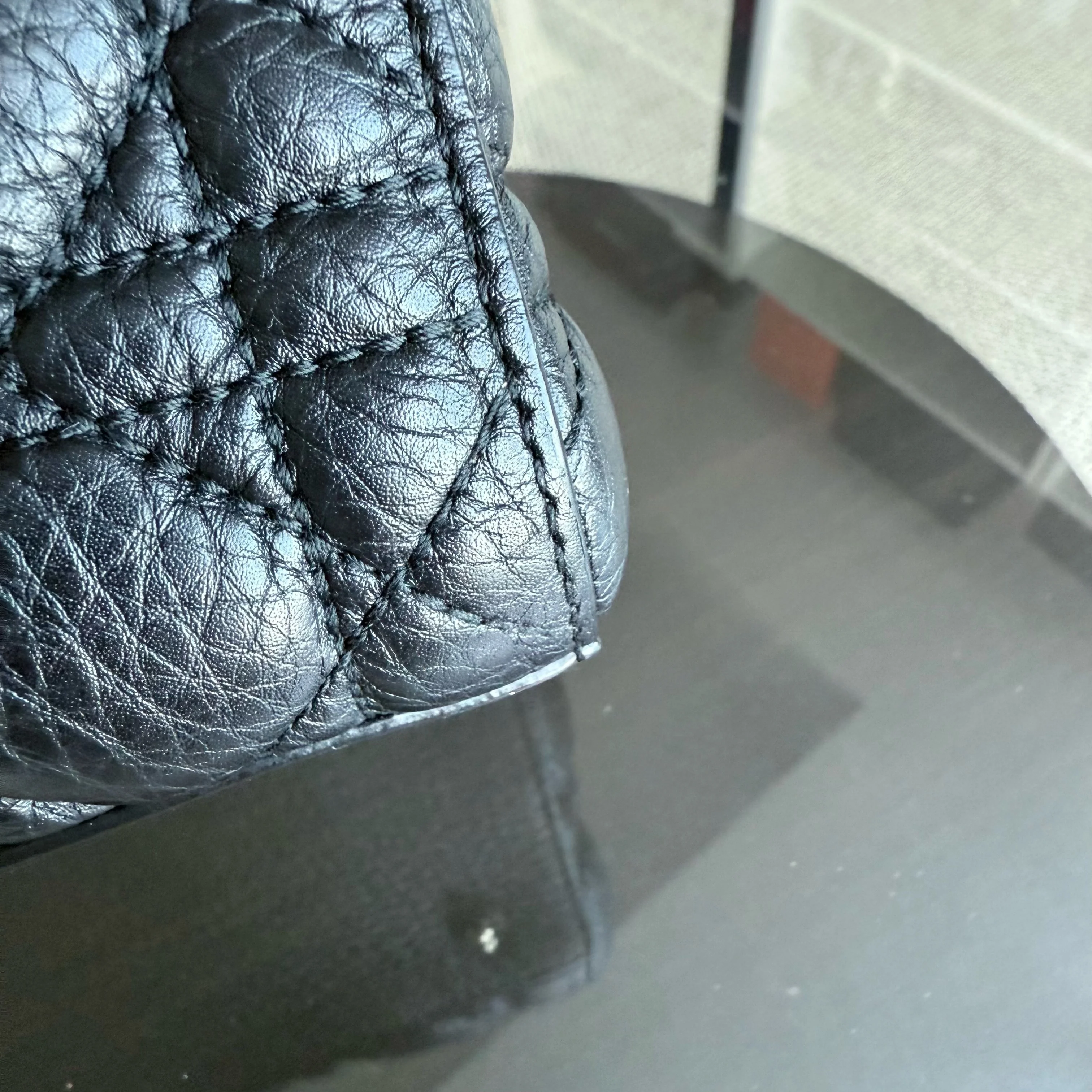 Dior Lady Medium Flap - Cannage Calfskin Black Gold Hardware