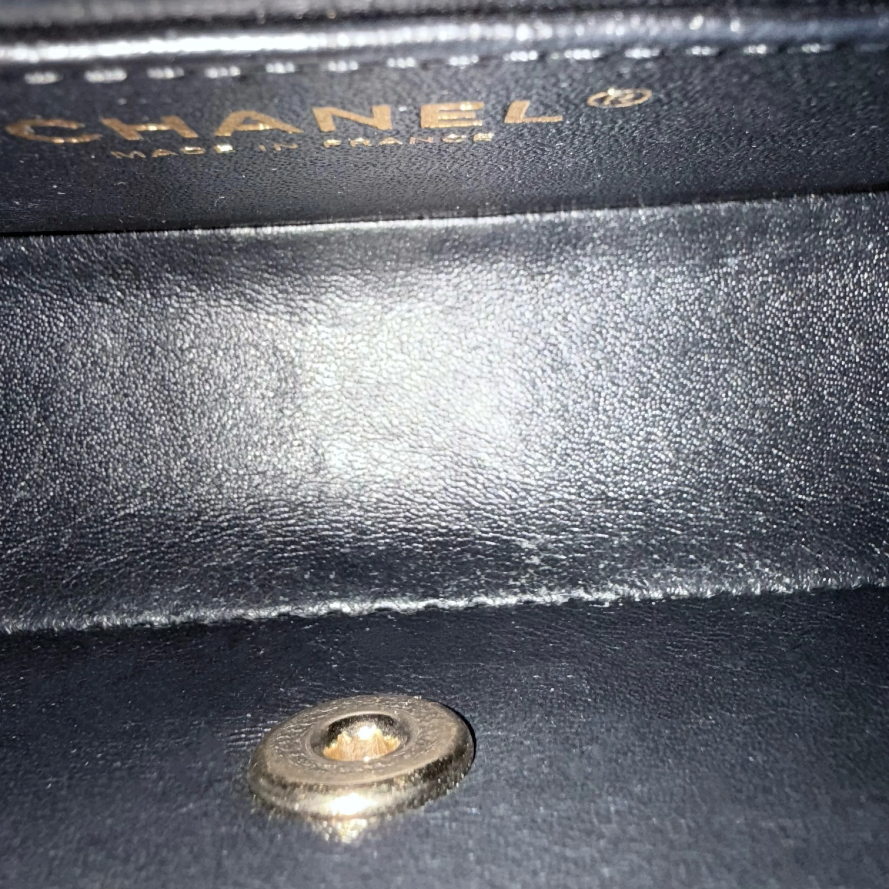 Chanel Classic Flap Mini - Quilted Lambskin Black Gold Hardware Series 26