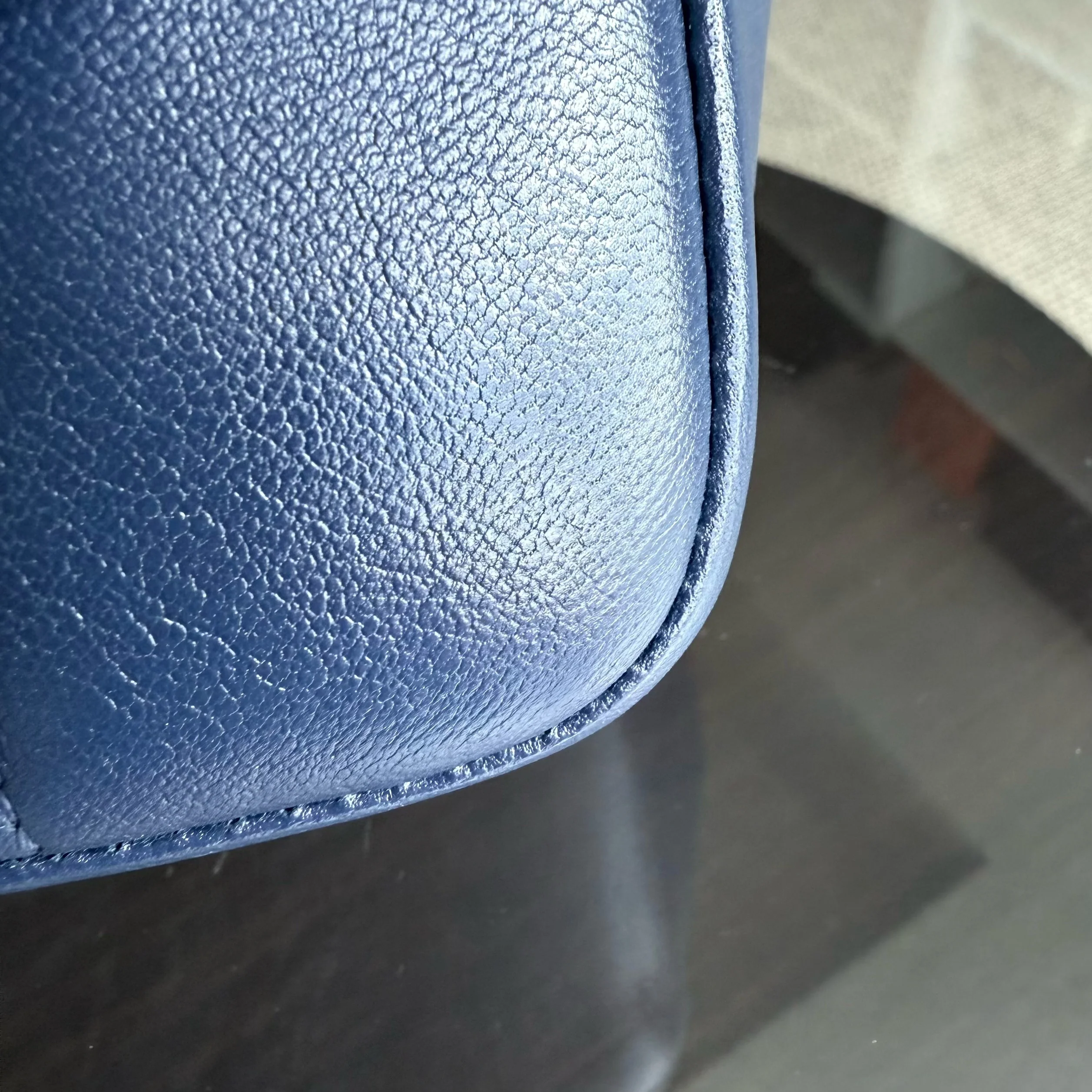 Chanel Diana Reissue - Quilted Lambskin 28CM Dark Navy Blue Gold Hardware Series 20