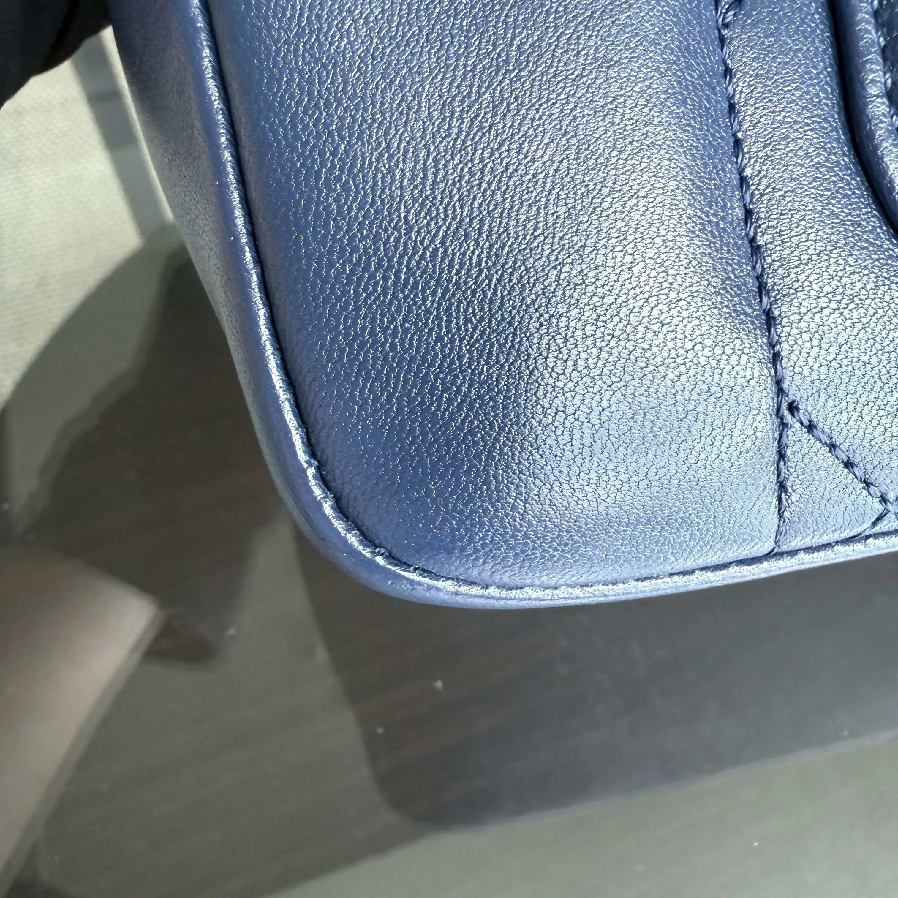 Chanel Diana Reissue - Quilted Lambskin 28CM Dark Navy Blue Gold Hardware Series 20