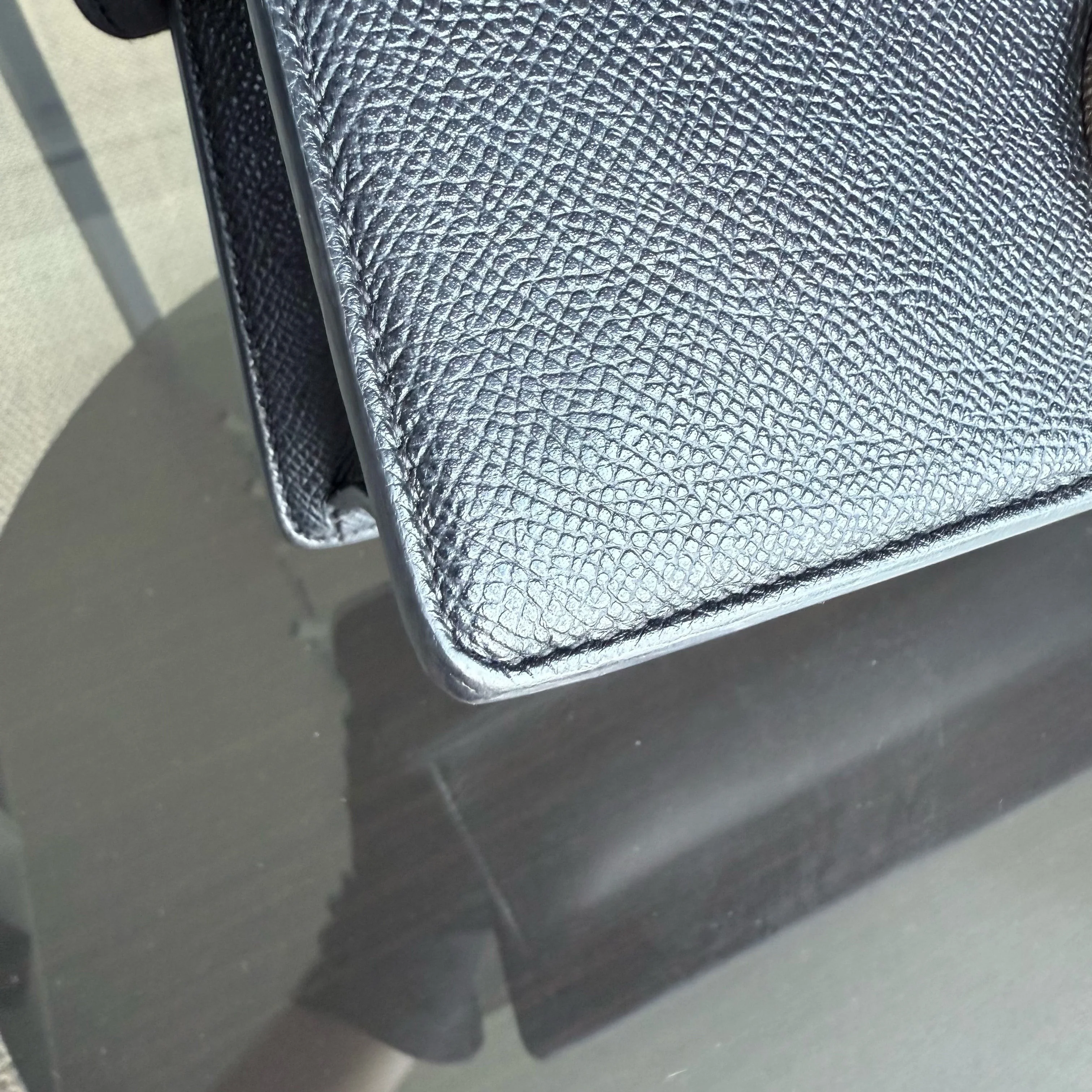 Dior Montaigne 30 Chain - Grained Calfskin Black Gold Hardware