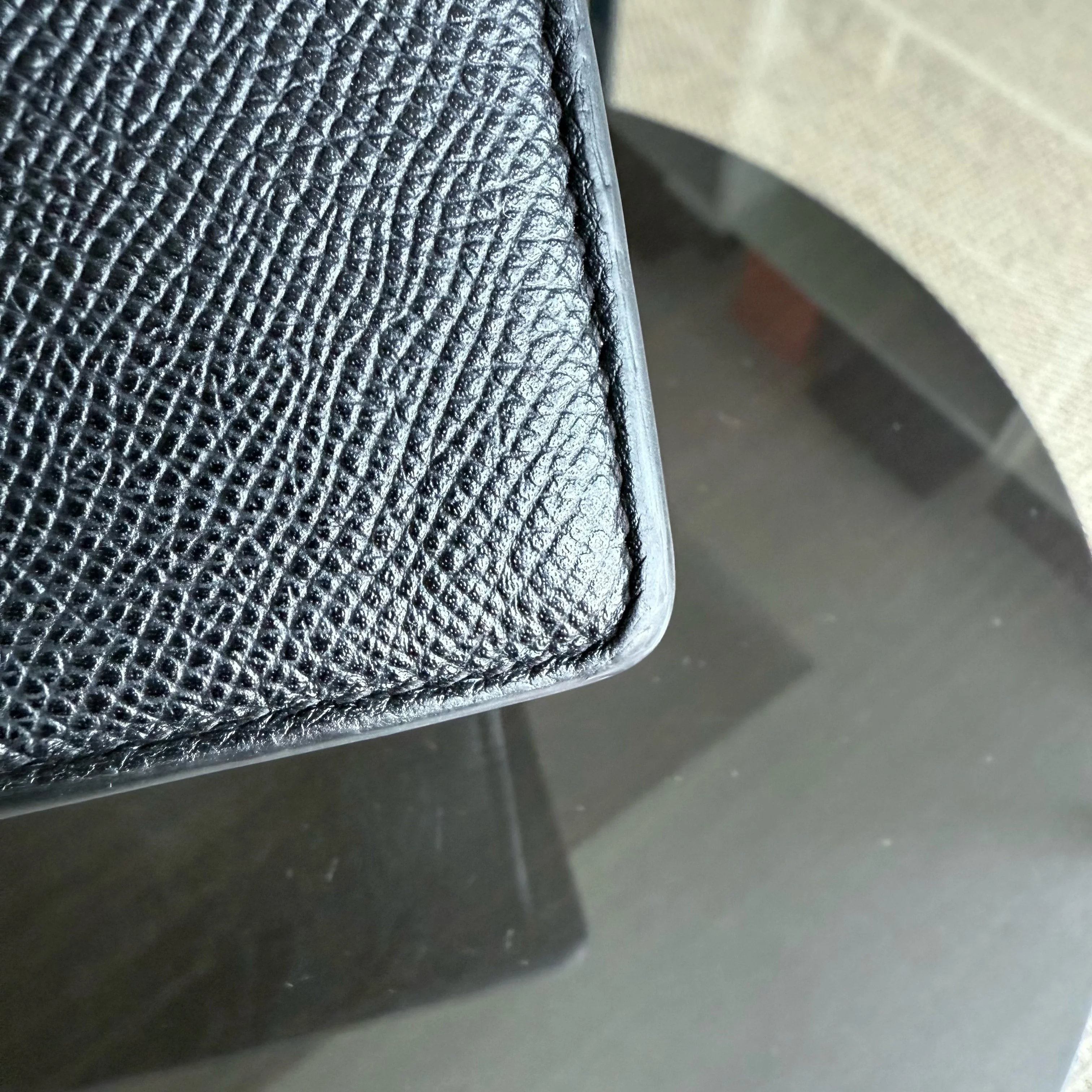 Dior Montaigne 30 Chain - Grained Calfskin Black Gold Hardware