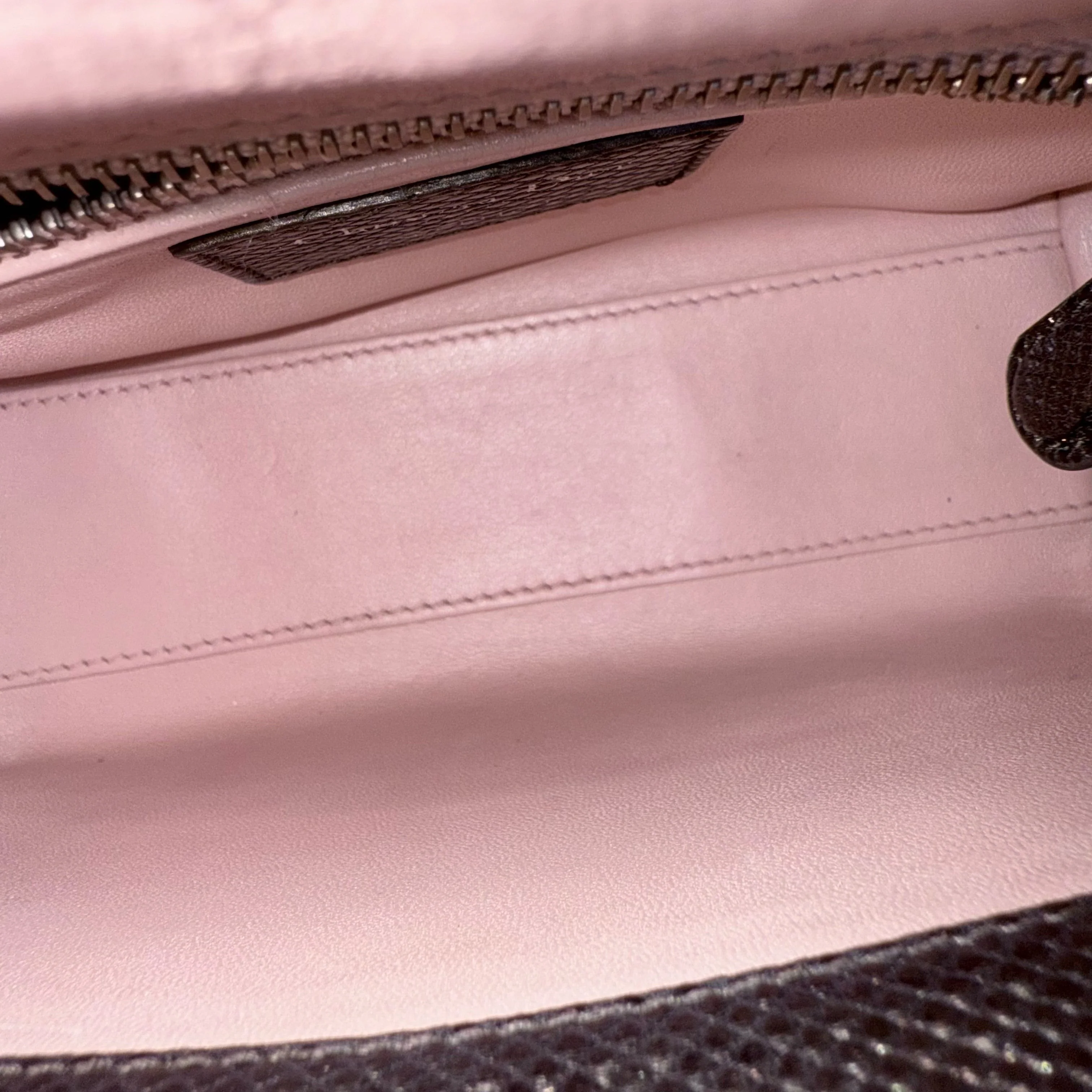 Dior Lady Mini - Exotic Lizard Bi-color Silver Hardware