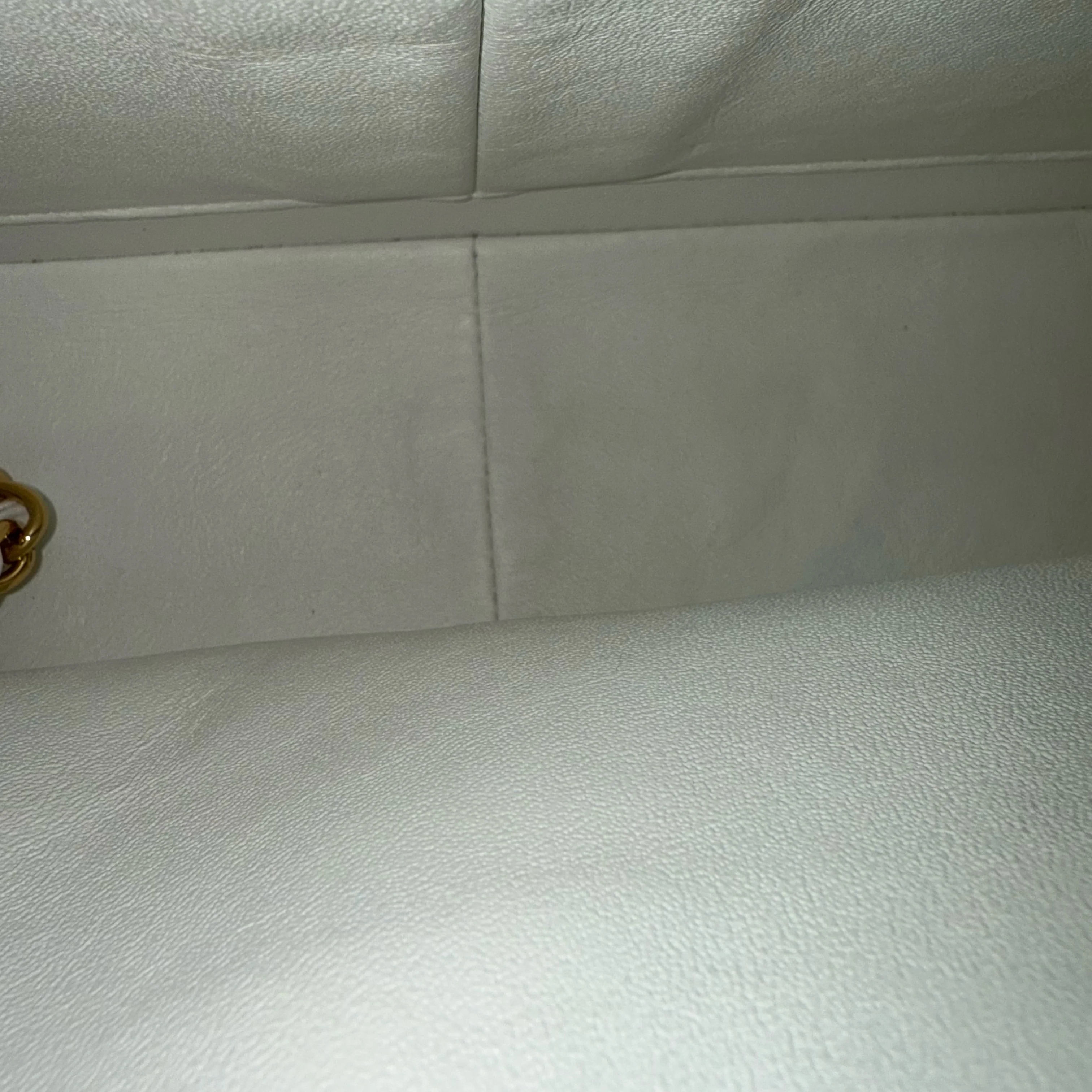 Chanel Classic Flap Jumbo - Caviar Double Flap Quilted Grained Calfskin White Gold Hardware Series 14