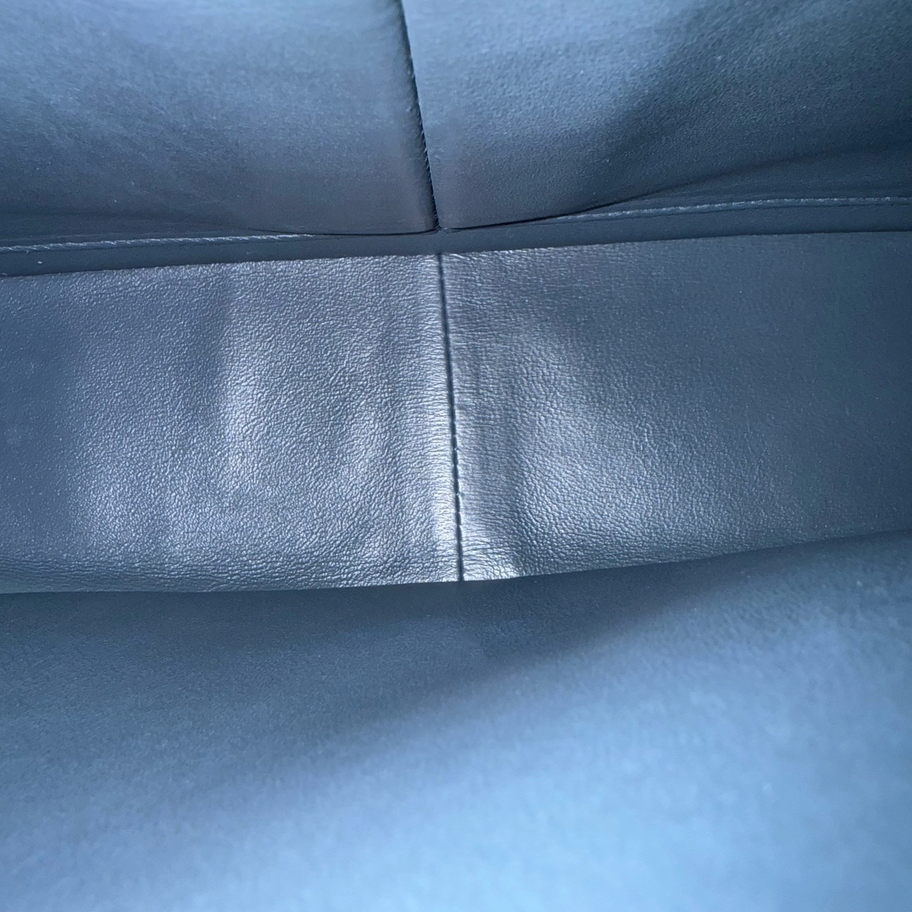 Chanel Classic Flap Jumbo - 30CM Lambskin Double Flap Blue Silver Hardware Series 17