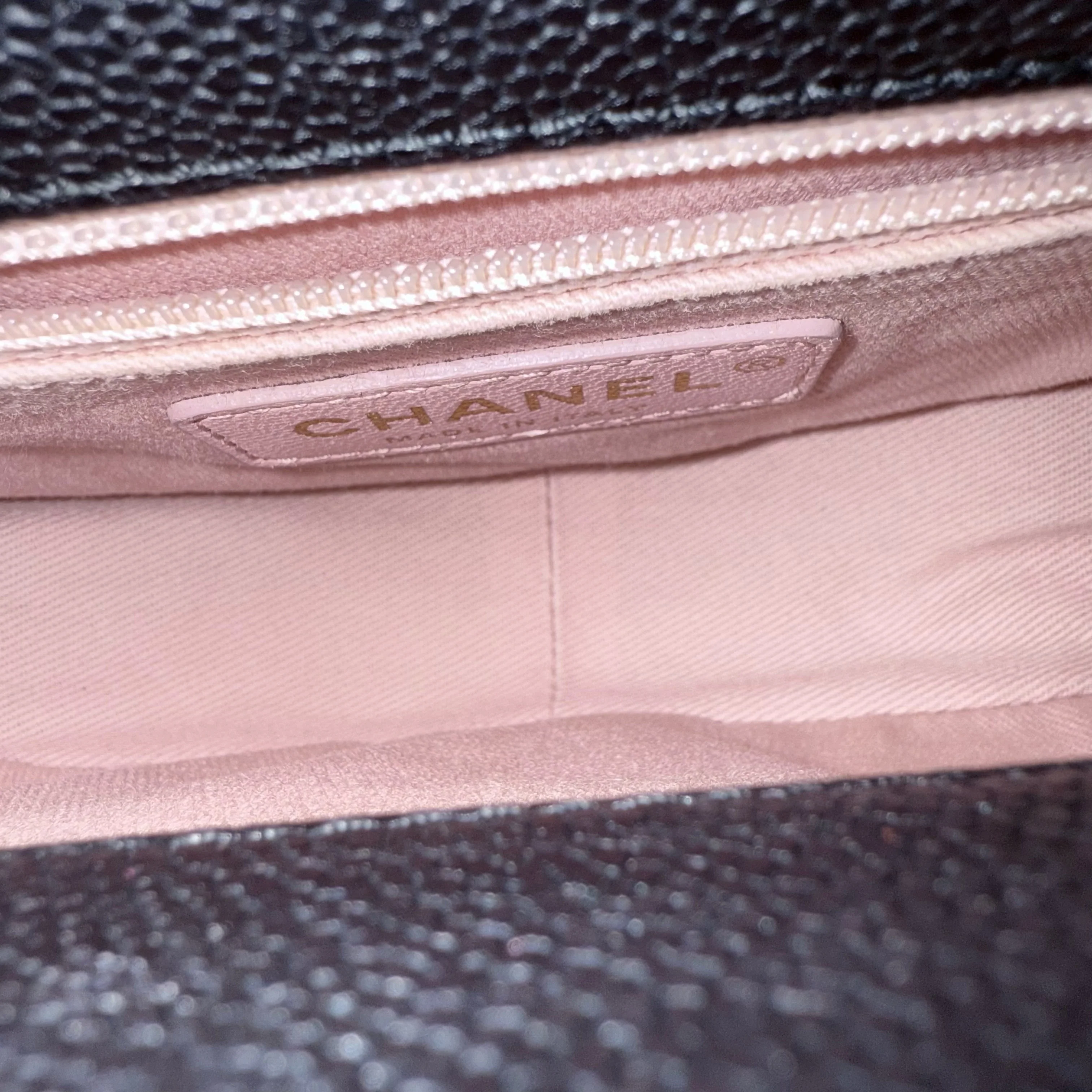 Chanel Coco Curve Cuba - Caviar Quilted Grained Calfskin Black Gold Hardware Series 23