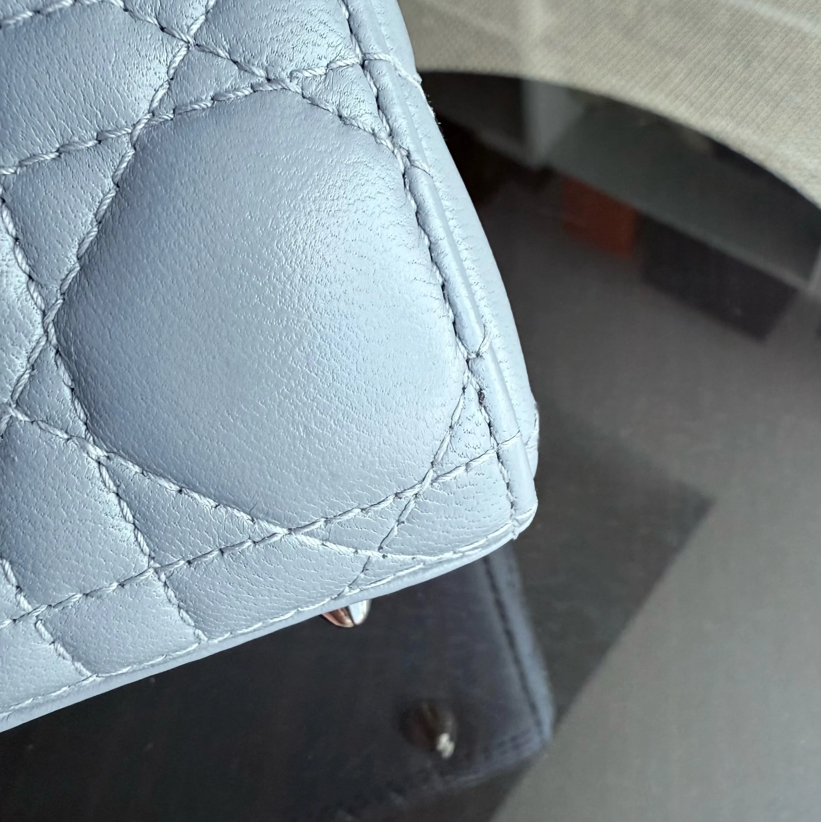 Dior Lady Small ABC - Cannage Lambskin Gray Gray Gold Hardware MyABC