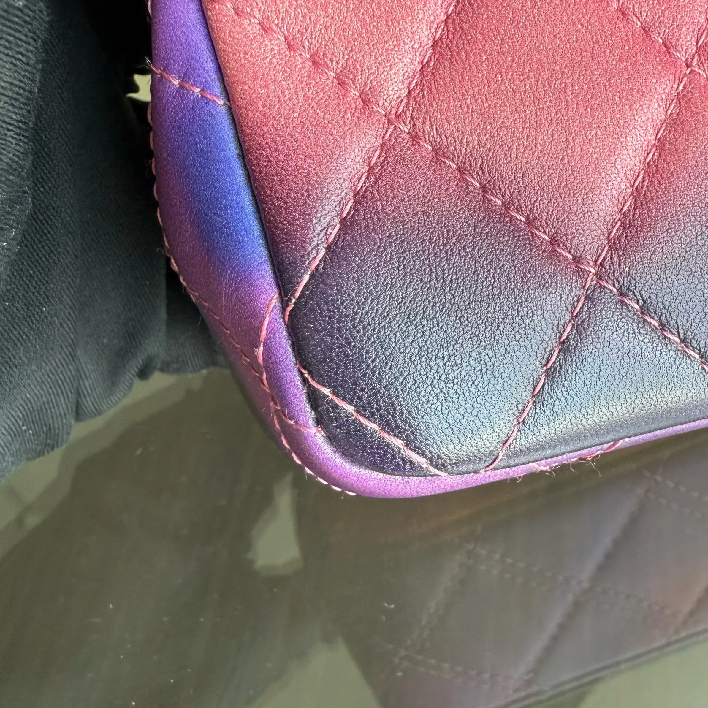 Chanel Classic Flap Extra Mini - Flower Power Quilted Lambskin Limited Edition Black Hardware Series 20