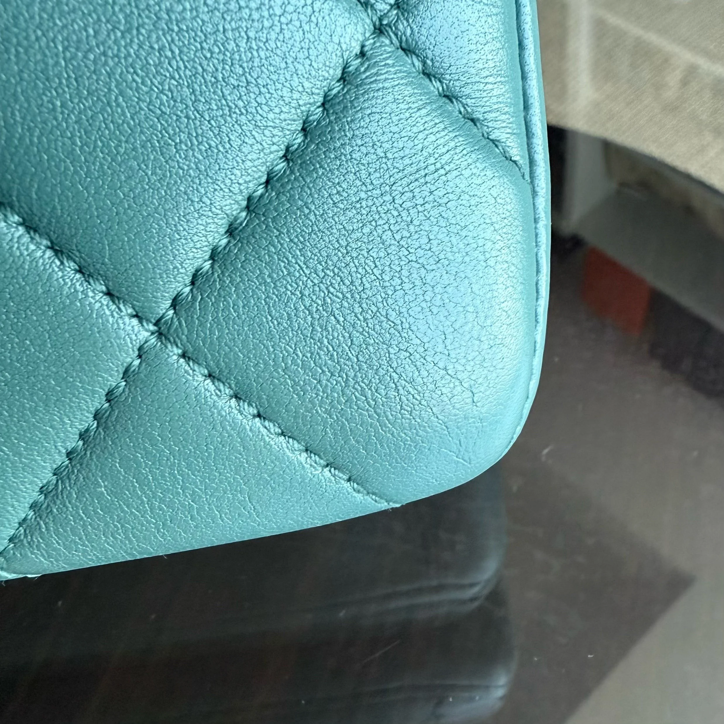 Chanel Trendy CC Small - Quilted Lambskin Green Gold Hardware Series 26