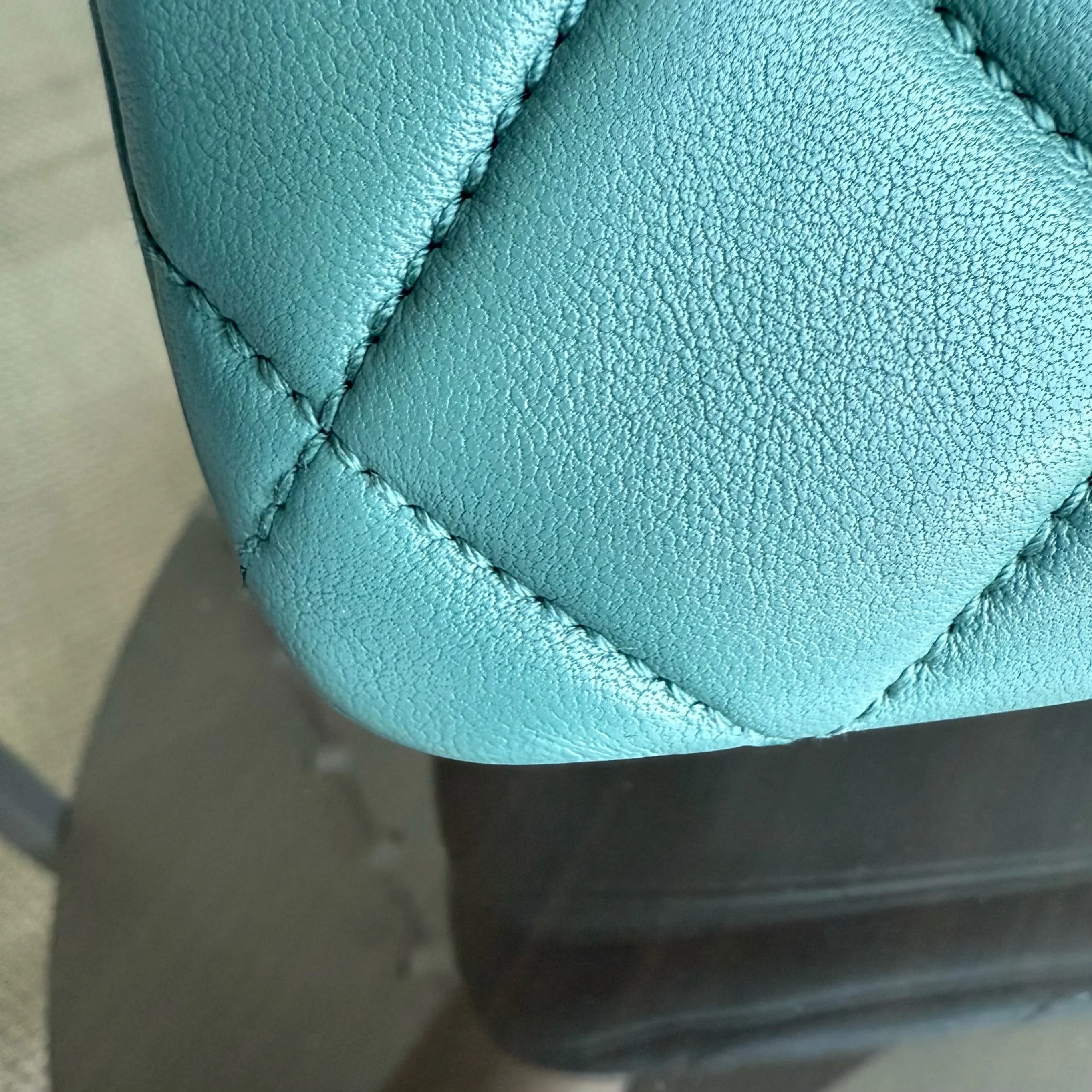 Chanel Trendy CC Small - Quilted Lambskin Green Gold Hardware Series 26