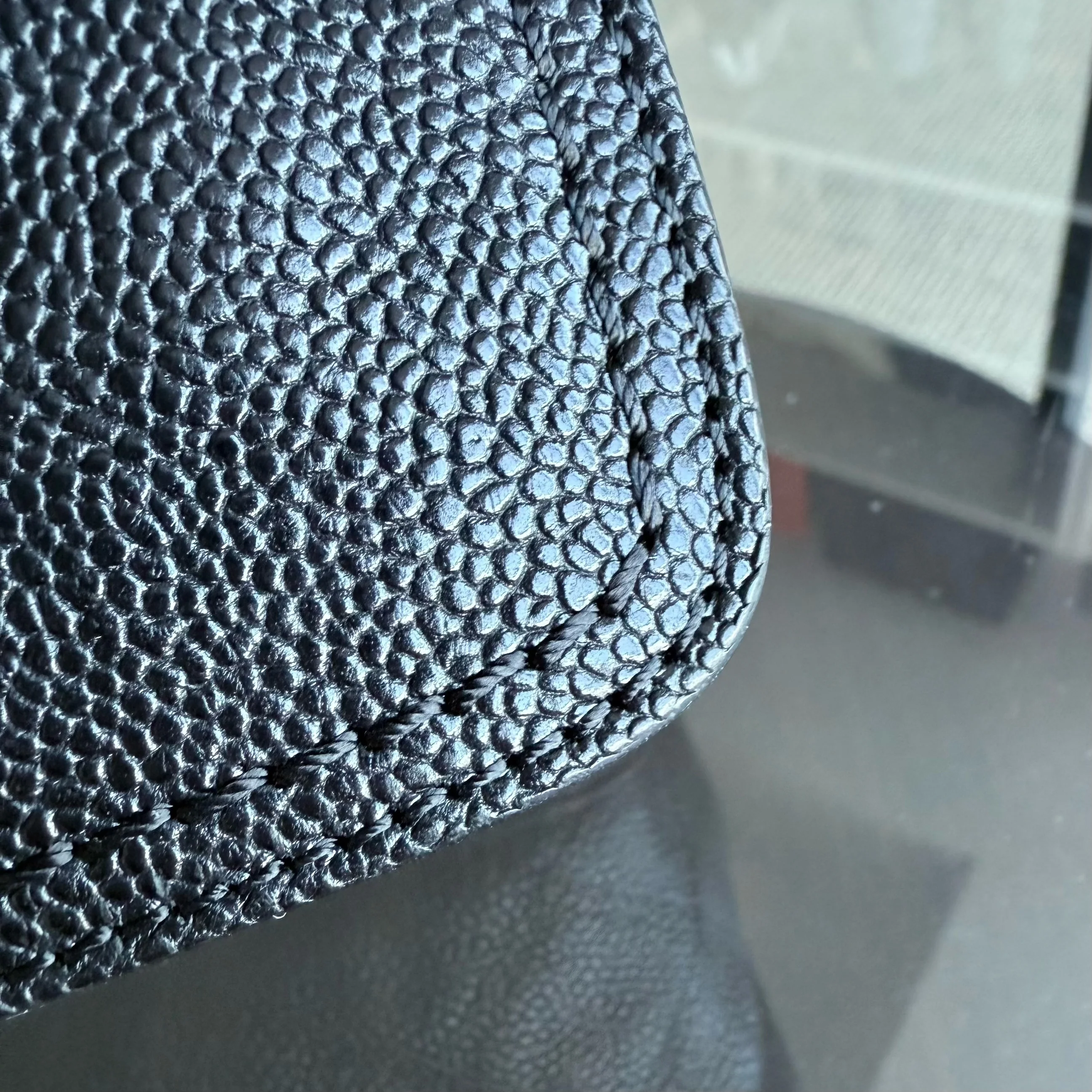 Chanel Mademoiselle 2.55 Lock Flap - Caviar Quilted Grained Calfskin Black Gold Hardware Series 16