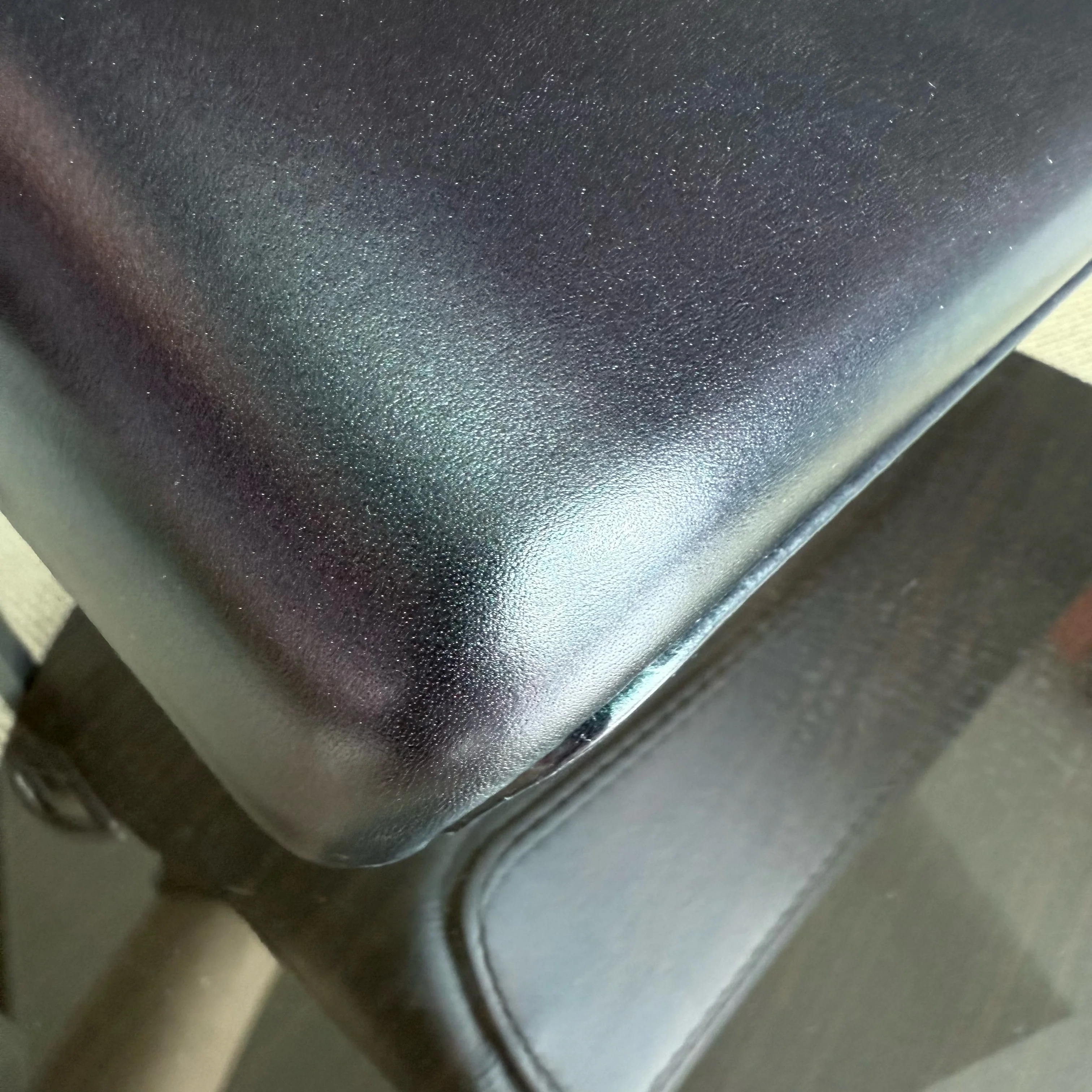 Chanel Gabrielle Medium - Aged Calfskin Dark Iridescent Two-tone Gold Hardware Series 27