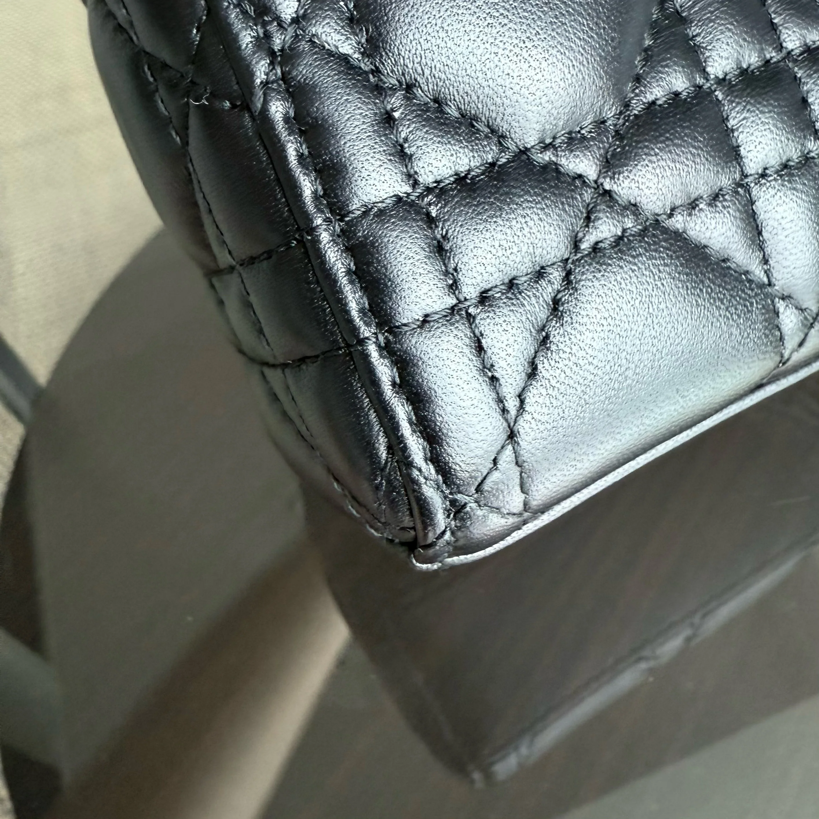 Dior Lady D-Joy Small - Cannage Lambskin Black Gold Hardware Single Strap