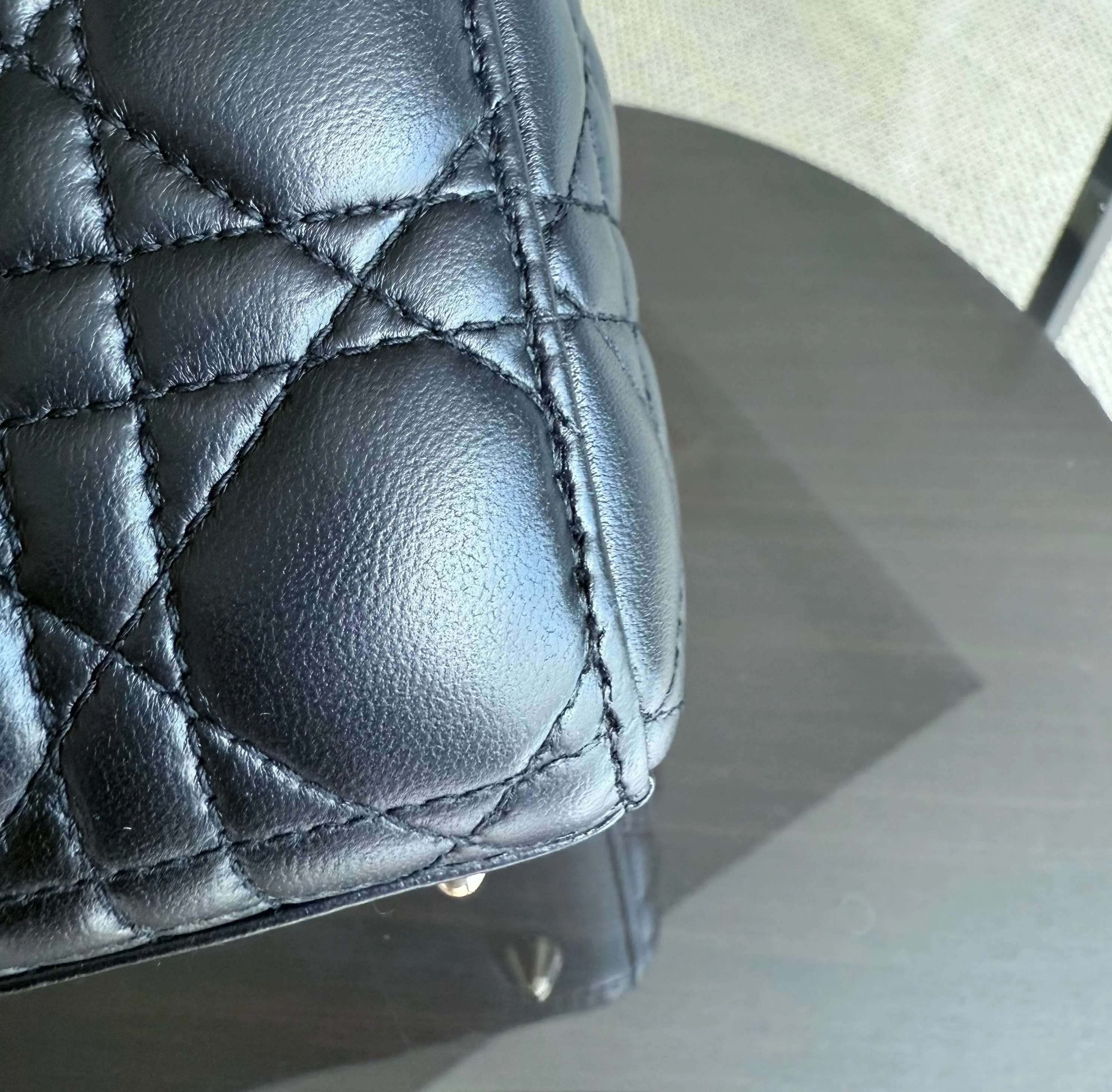 Dior Lady Small Flap MyABC - Cannage Lambskin Black Gold Hardware ABC Charm