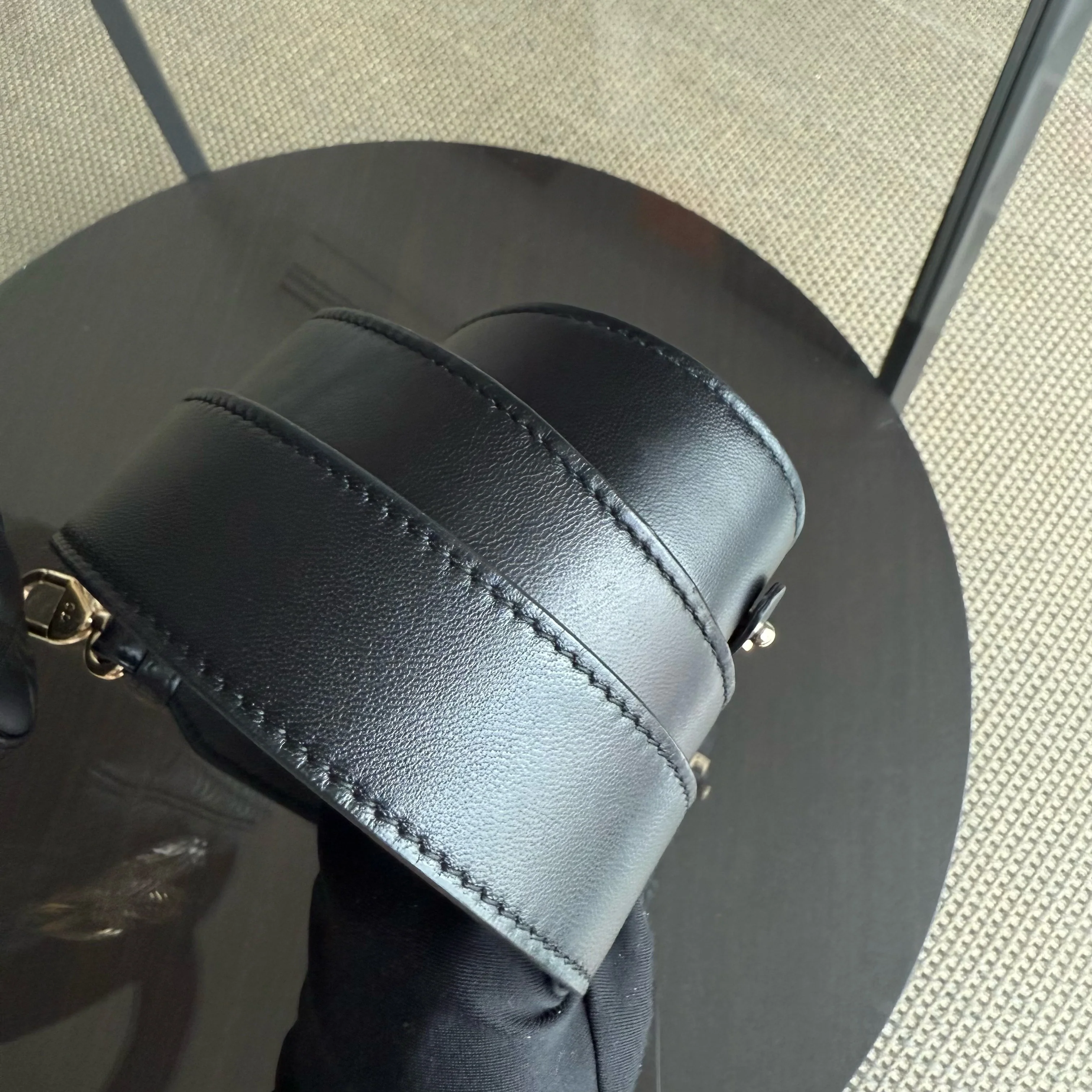 Dior Lady Small Flap MyABC - Cannage Lambskin Black Gold Hardware ABC Charm