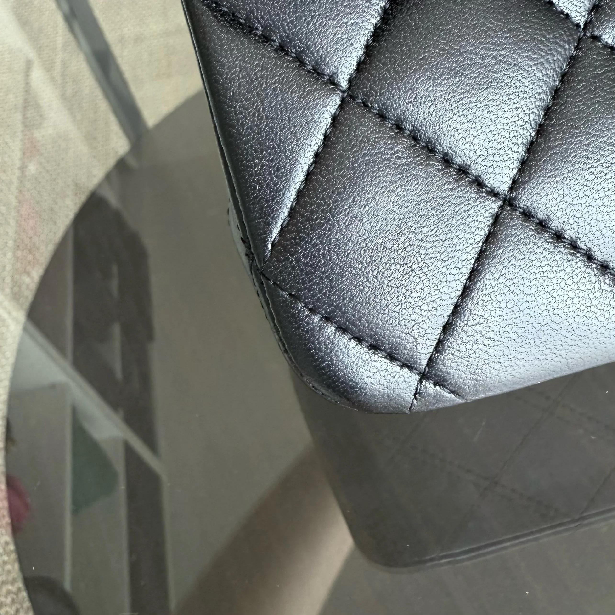 Chanel Classic Flap Medium - 25CM Quilted Lambskin Black Gold Hardware