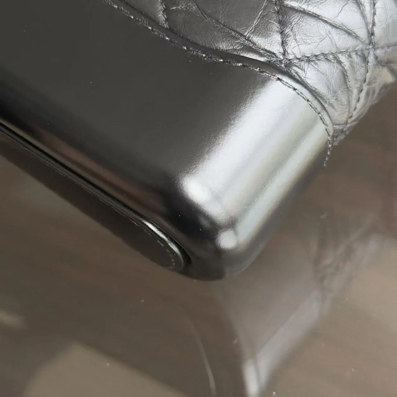 Chanel Gabrielle Small - Quilted Calfskin Black Two-tone Gold Hardware Series 24