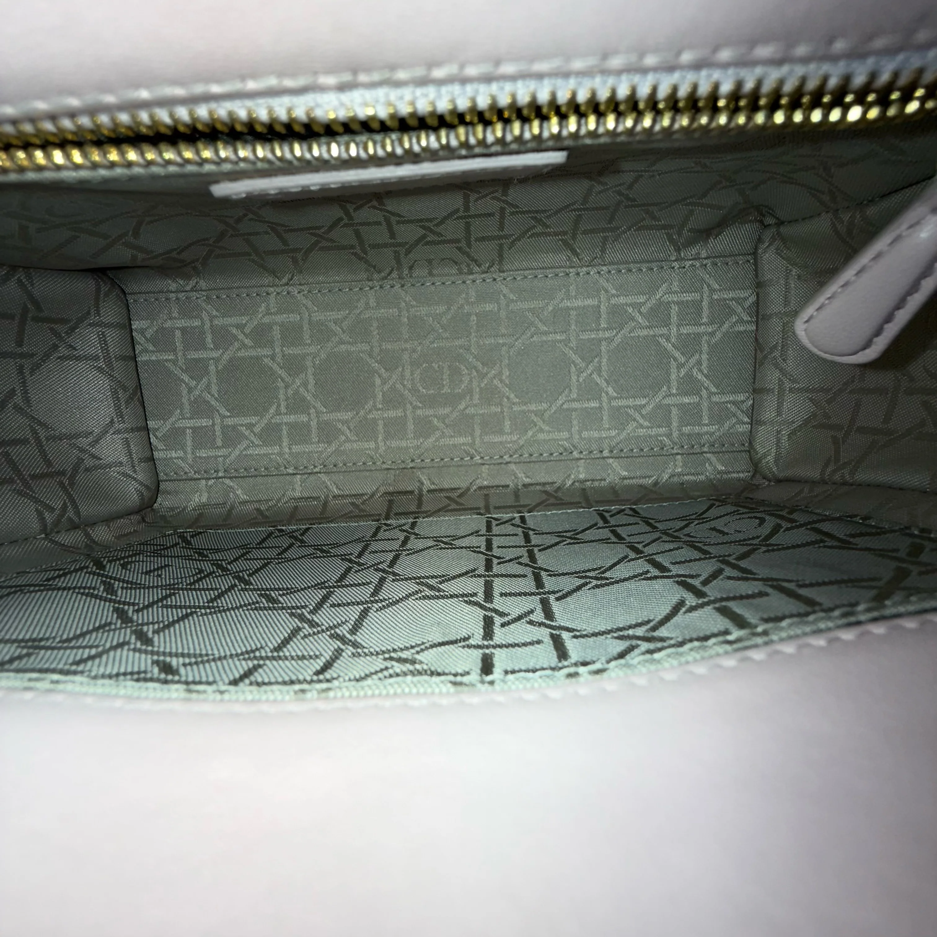 Dior Lady Small - Cannage Lambskin Pink Gold Hardware