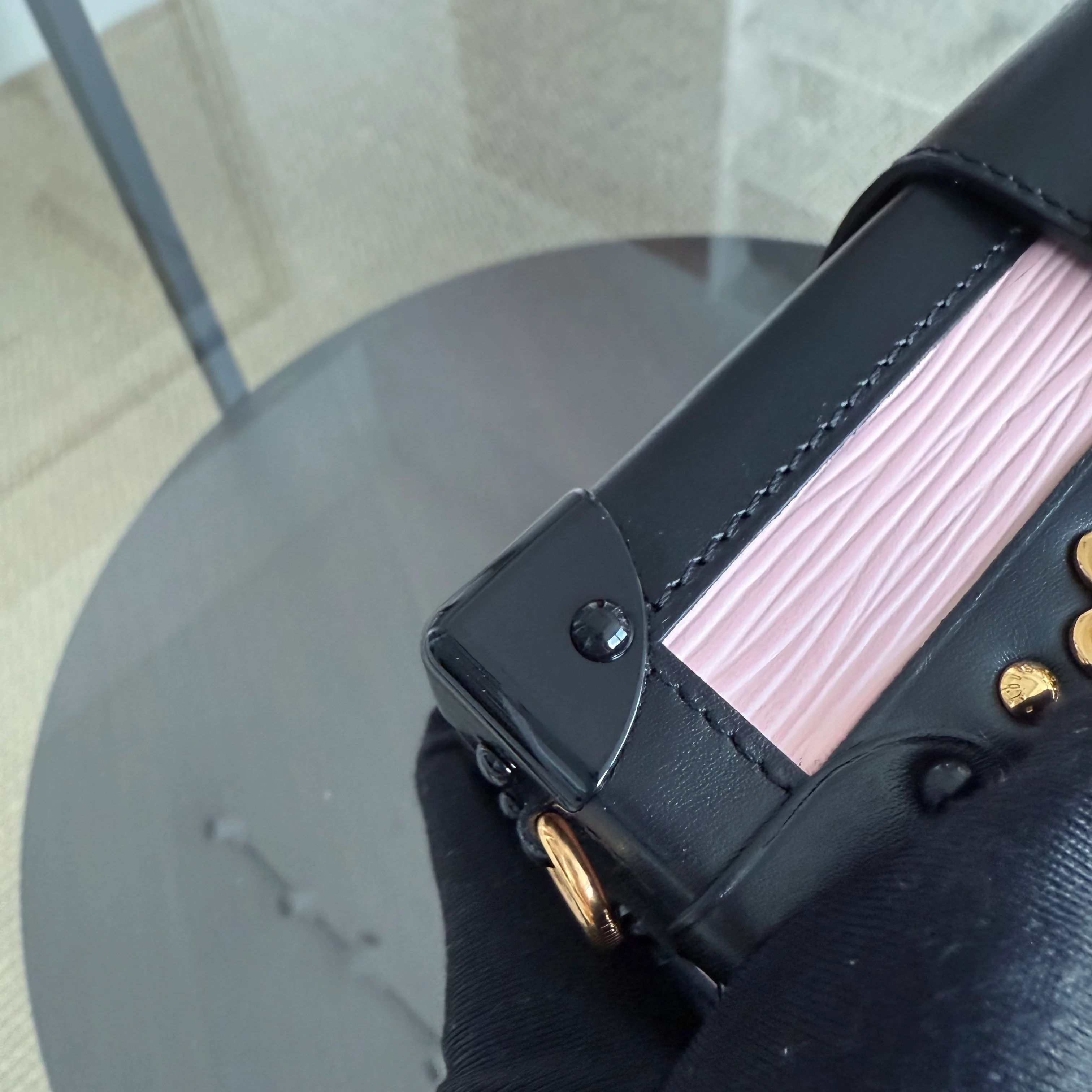 Louis Vuitton Petite Malle - EPI Light Pink Box Crossbody Gold Hardware