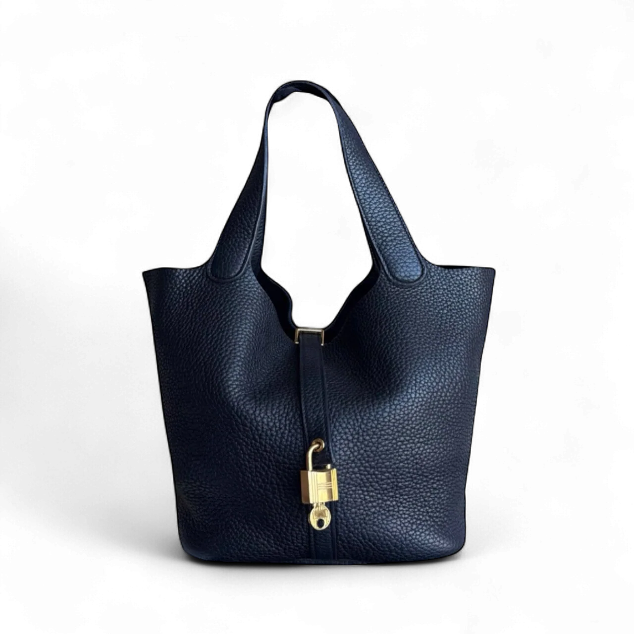 Hermes Picotin 22 - Noir Clemence Golden Hardware