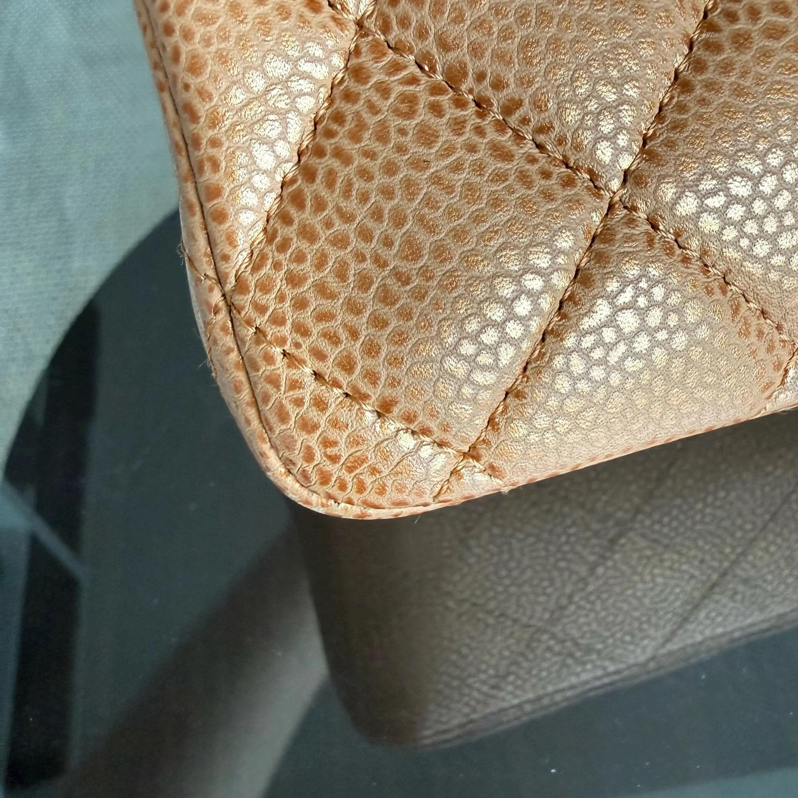 Chanel Classic Flap Medium - 25CM Quilted Caviar Gold Silver Hardware Series 14