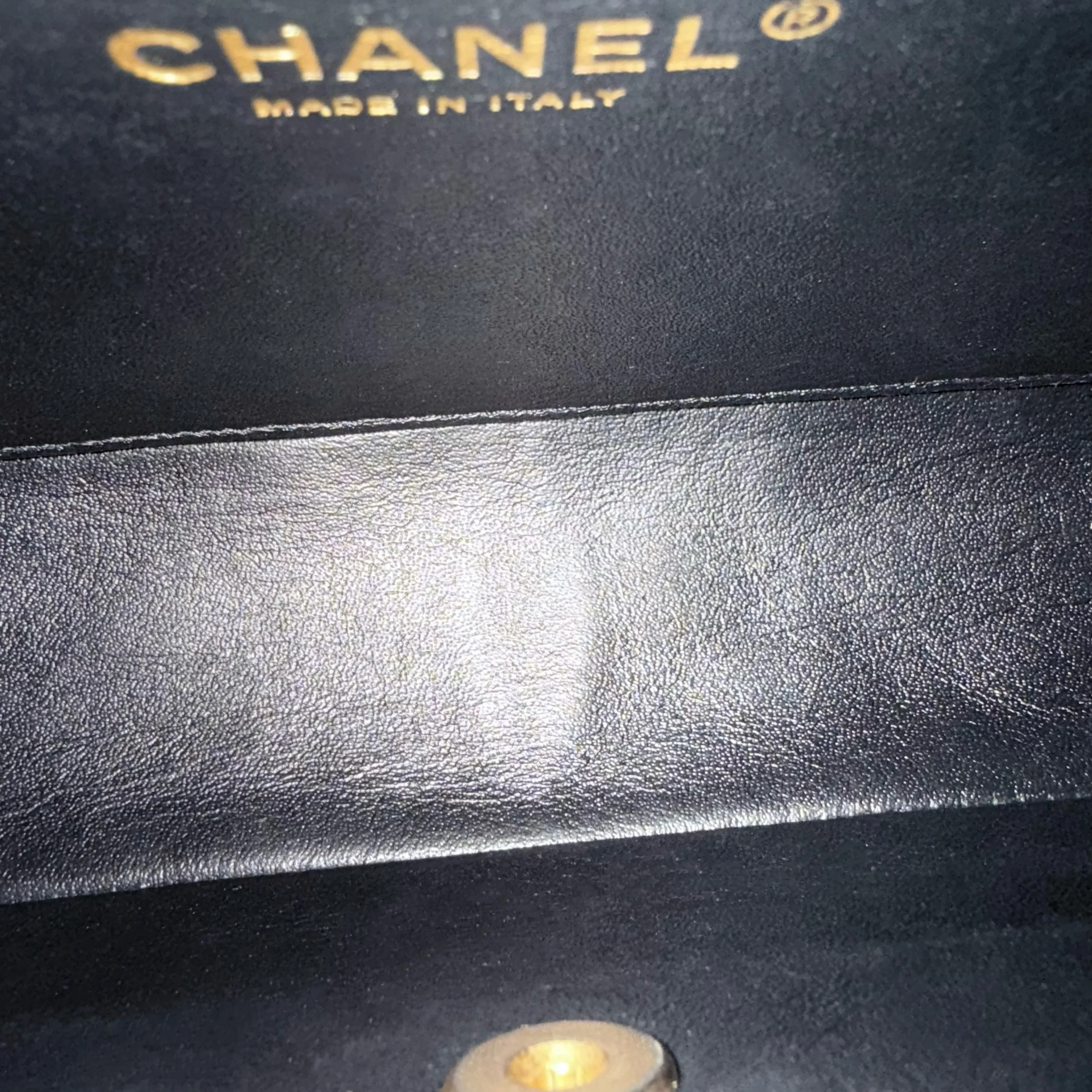Chanel Seasonal Two-Tone Flap - Caviar 28CM Quilted Black Gold Hardware Series 21