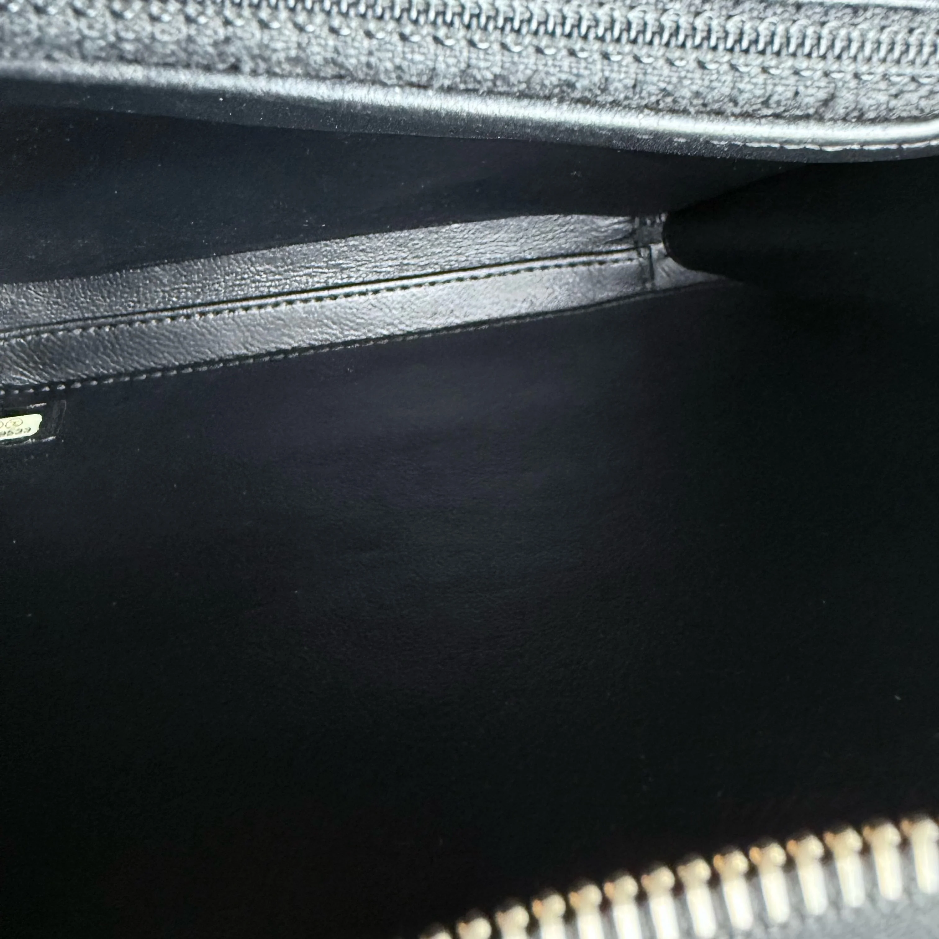 Chanel Filigree Vanity Case Medium - Caviar Quilted Grained Calfskin Black Gold Hardware Series 25