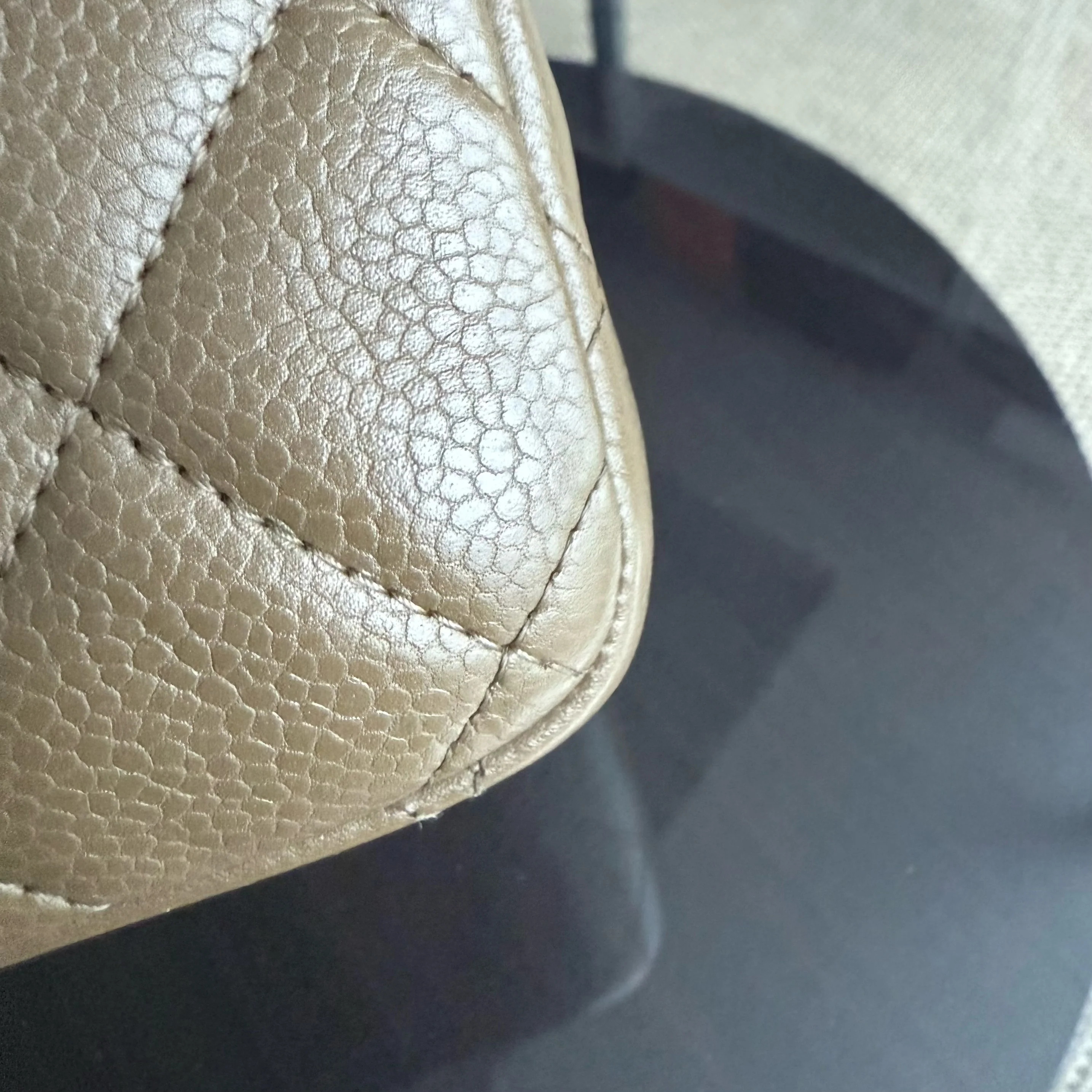 Chanel Classic Flap Jumbo - Caviar Quilted Double Flap Olive Green Silver Hardware Series 16