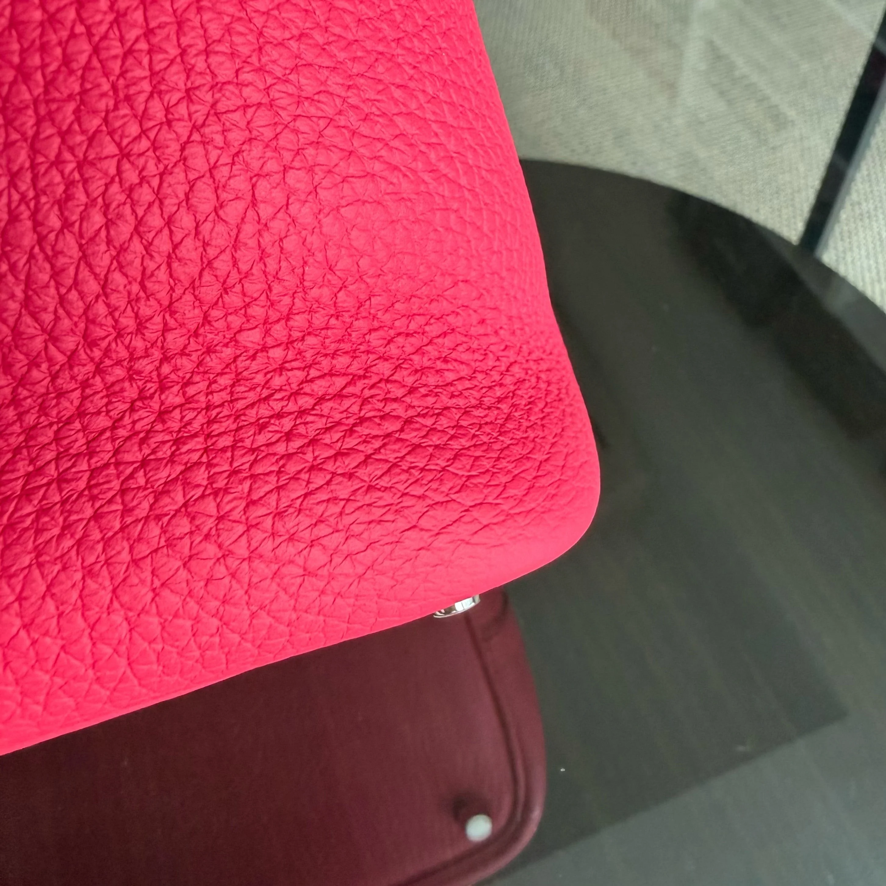 Hermes Picotin Lock 18 - TC Taurillion Clemence Pink Palladium Hardware Stamp A