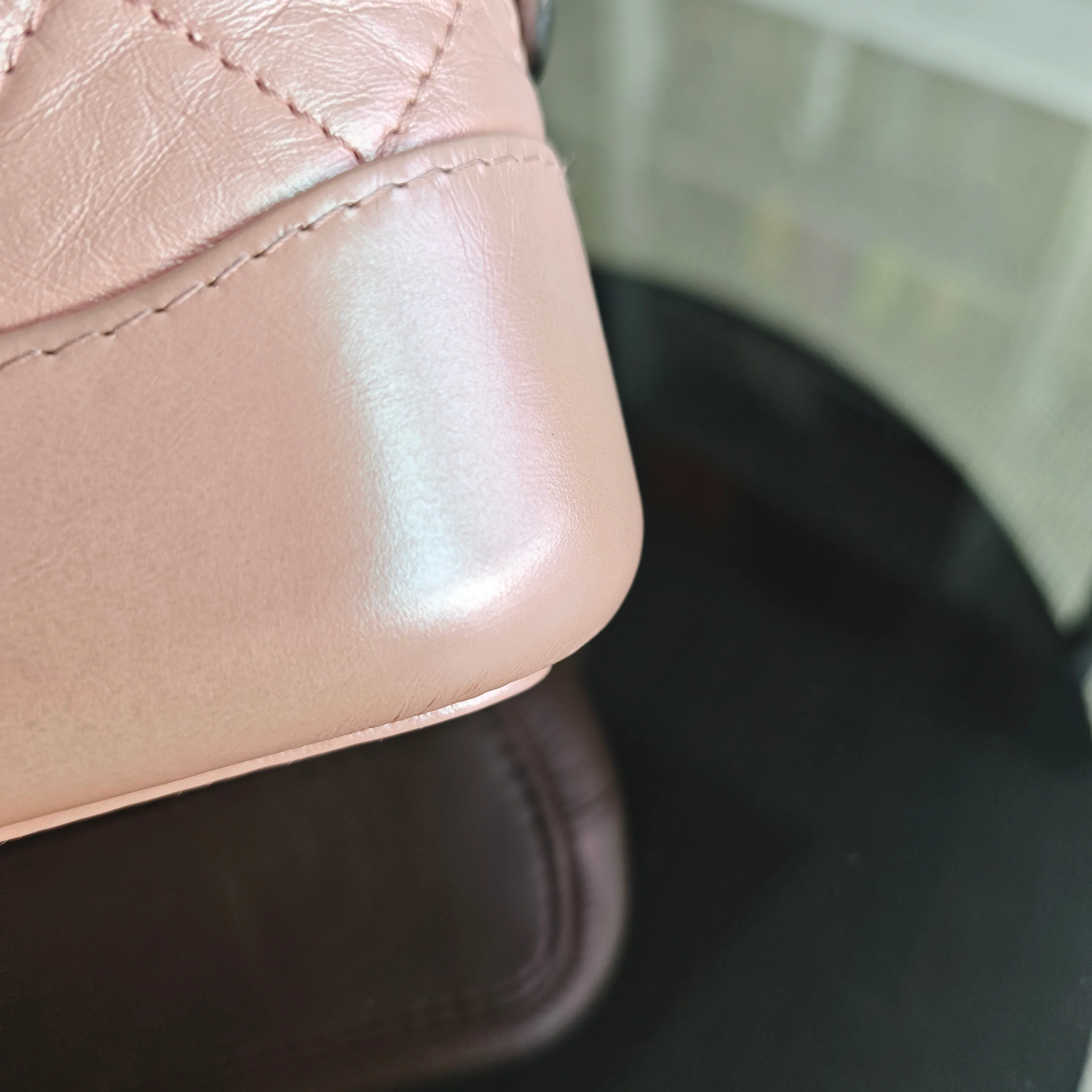 Chanel Gabrielle Small - Quilted Irridescent Pink Calfskin Gold Hardware Series 27