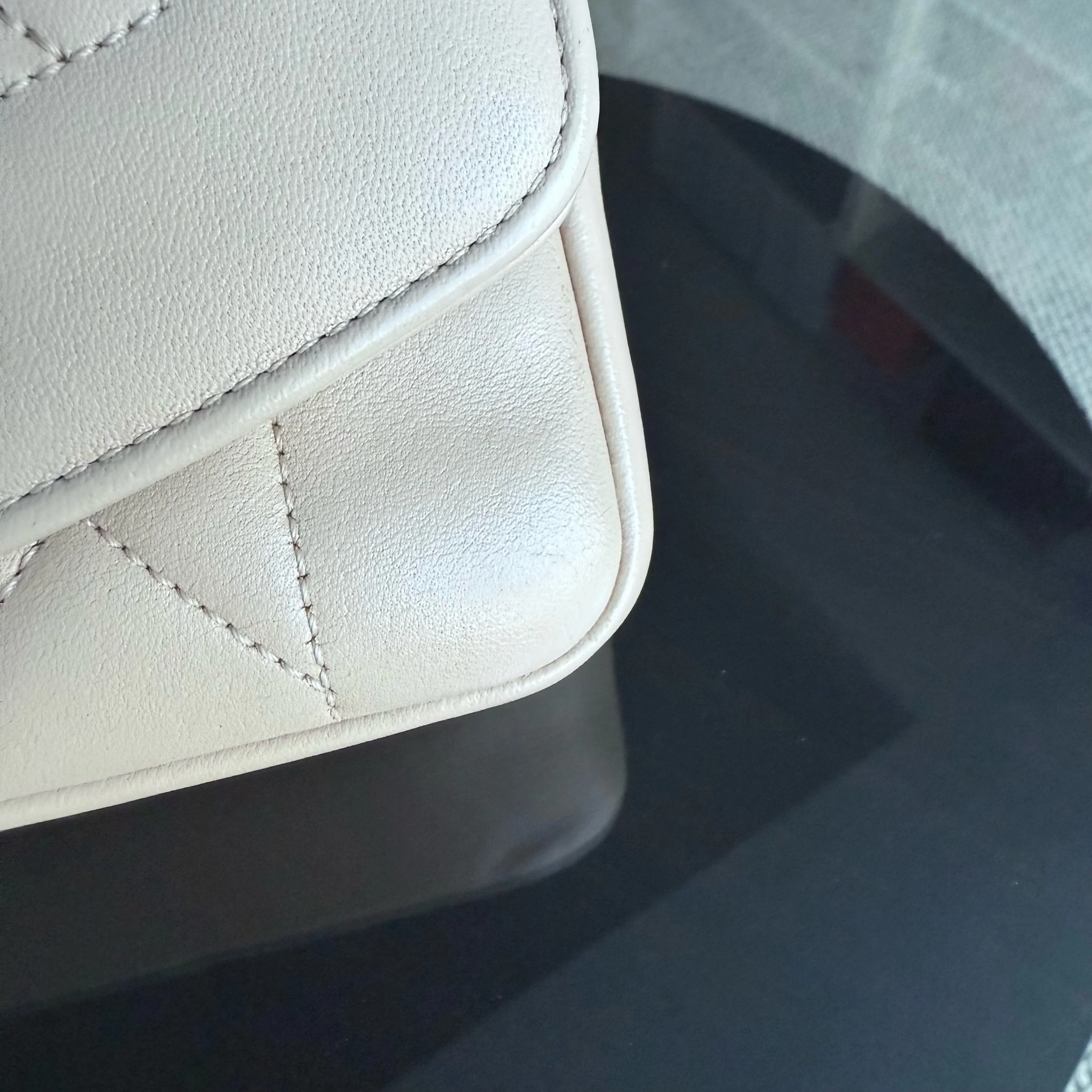 Chanel Diana Small - 22CM Quilted Lambskin Beige Gold Hardware Series 20