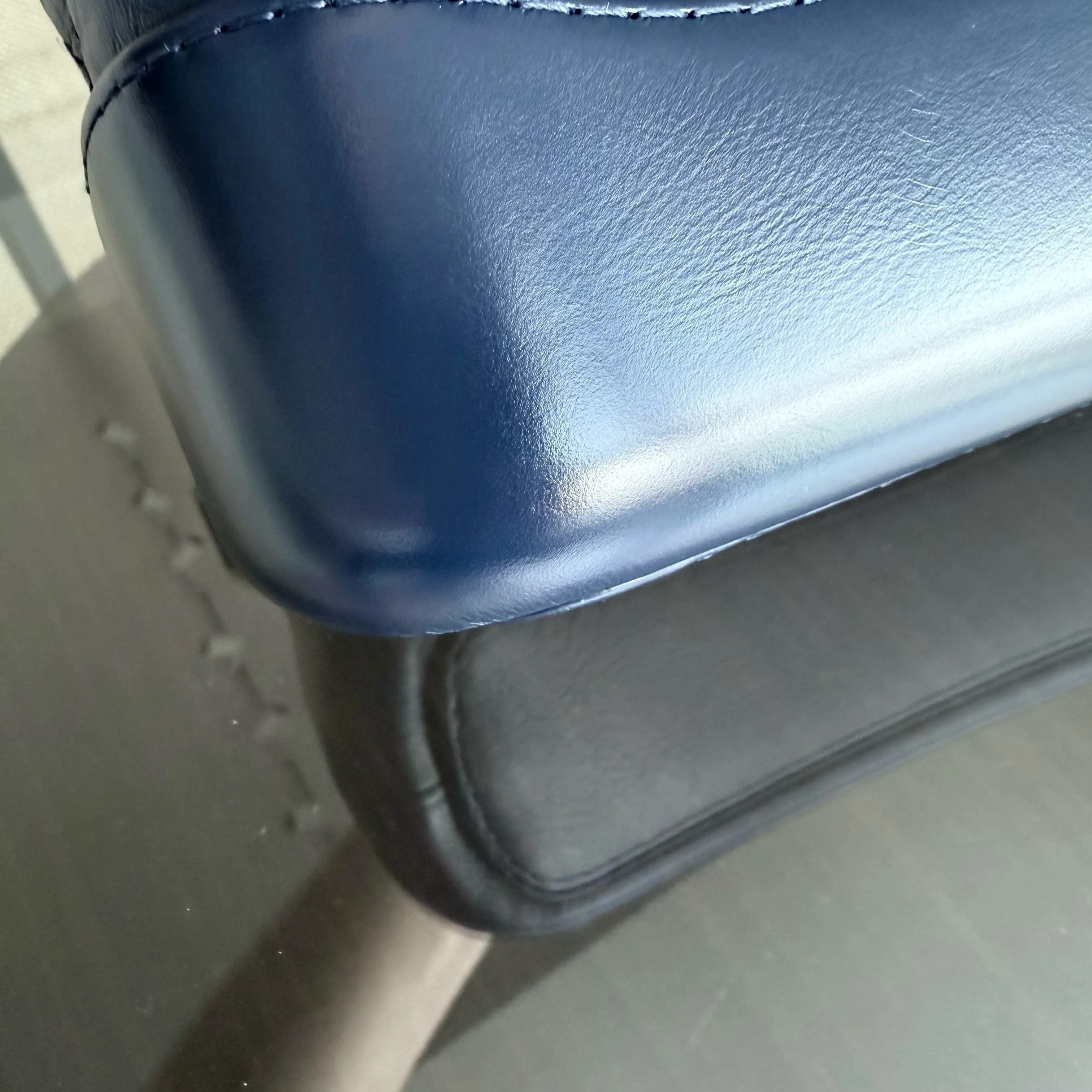 Chanel Gabrielle Small - Quilted Aged Calfskin Dark Blue Two-tone Gold Hardware Series 29