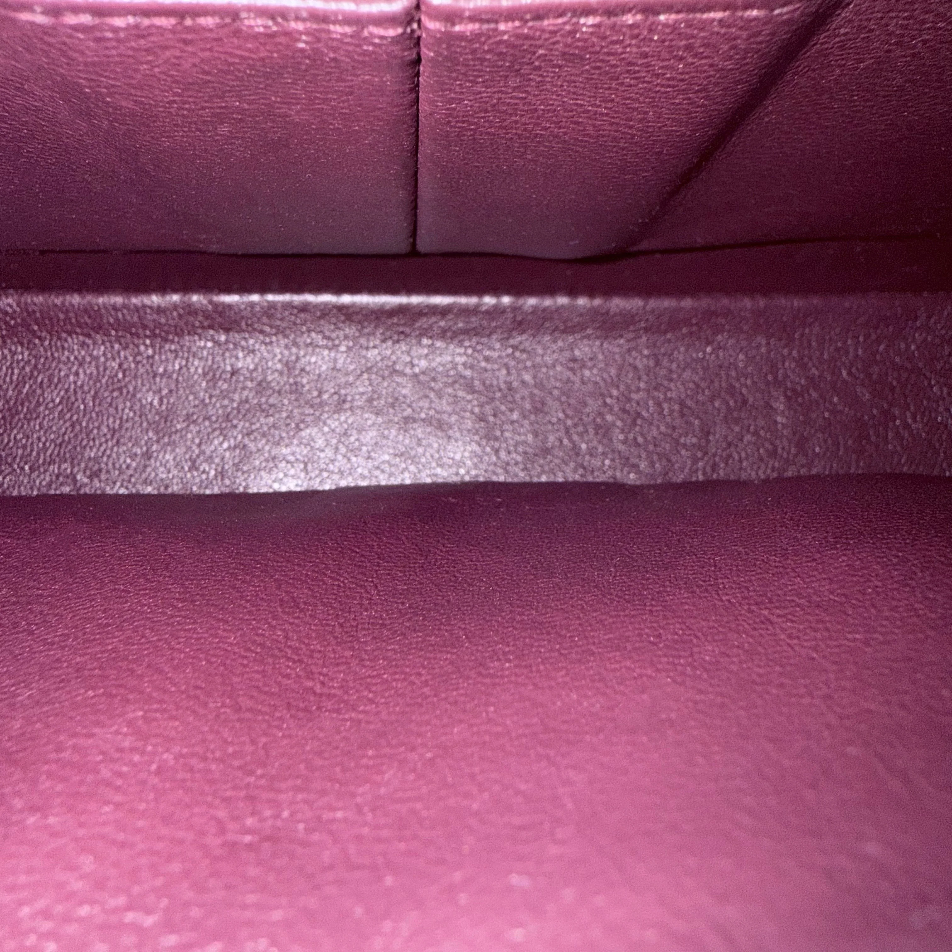 Chanel Classic Flap Medium - 25CM Chevron Lambskin Black Gold Hardware Series 23