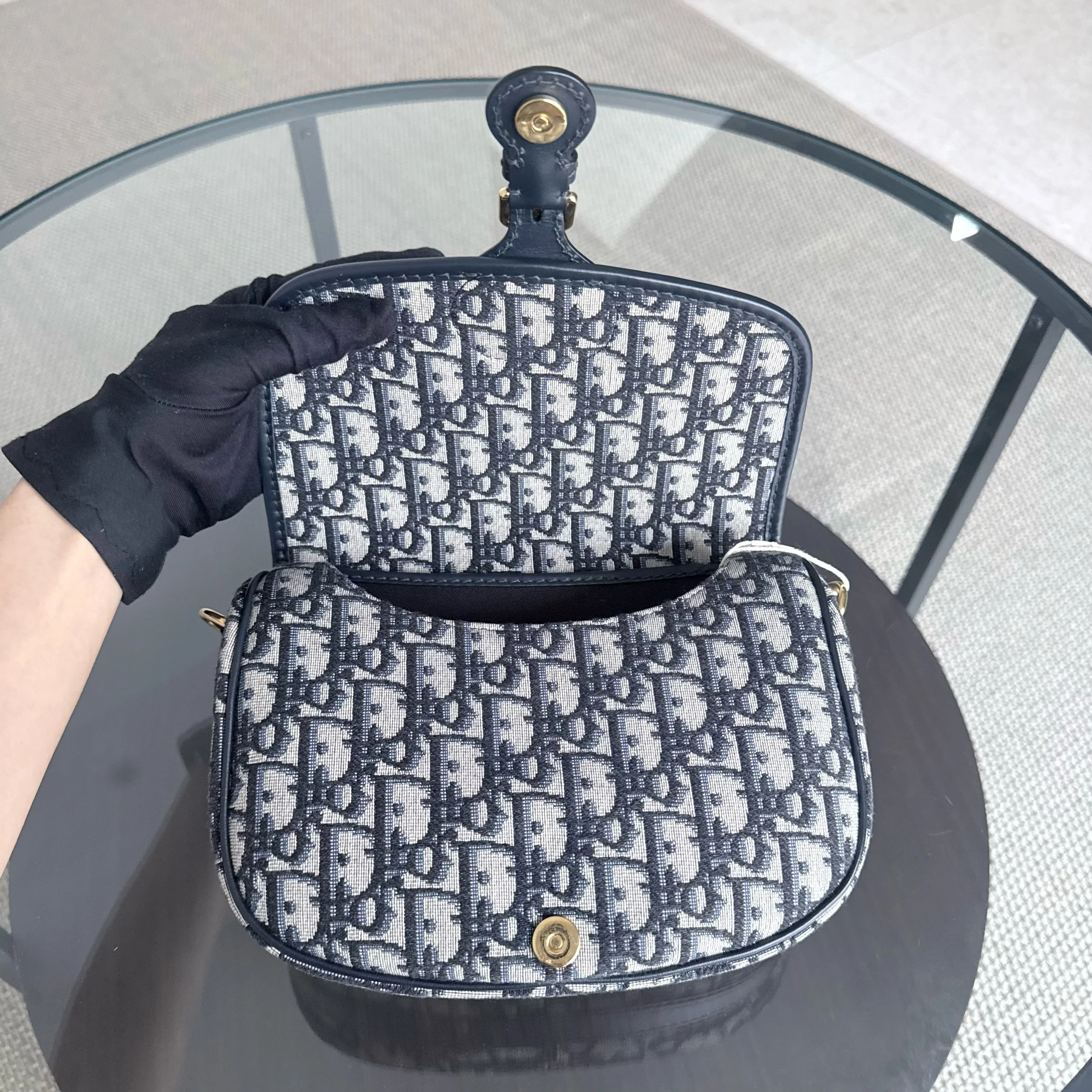 Dior Bobby Medium - 22cm Monogram Gold Hardware