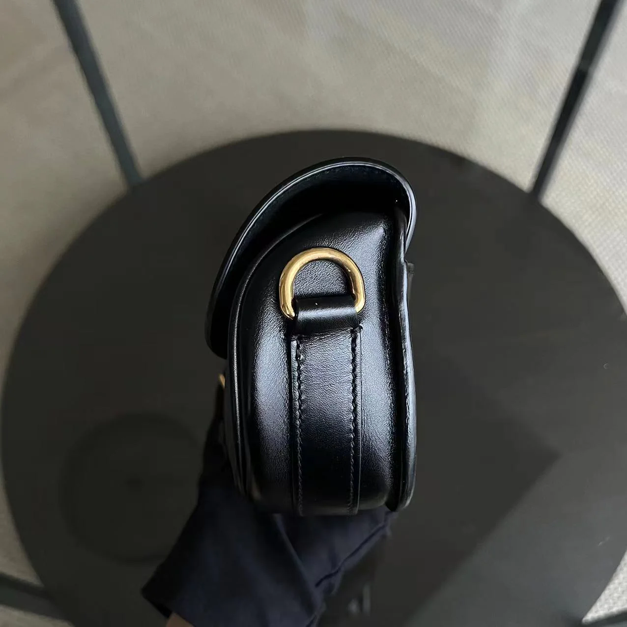 Dior Bobby East West - Smooth Calfskin Black Golden Hardware