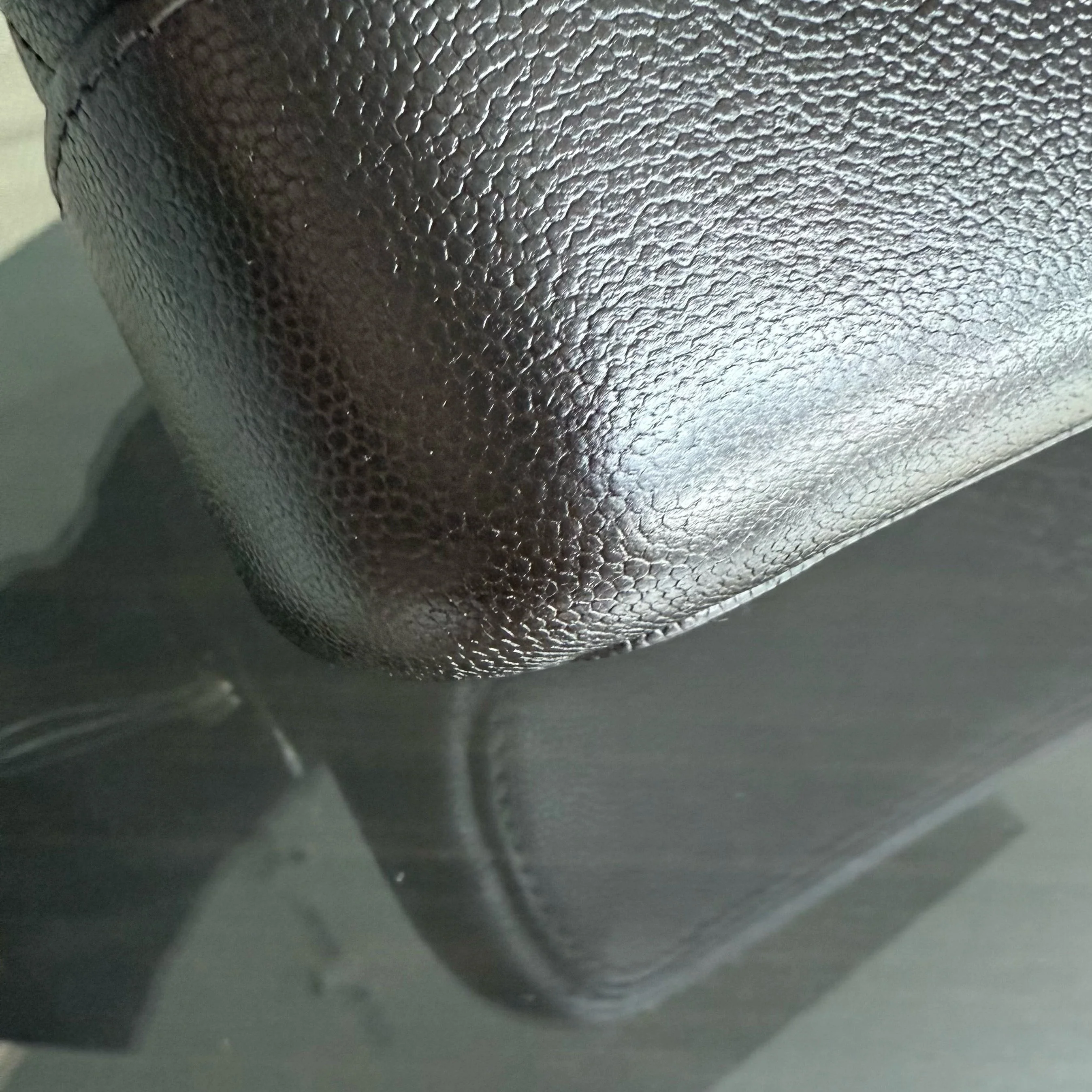 Chanel Gabrielle Small - Caviar Chevron Dark Brown Two-tone Gold Hardware Series 26