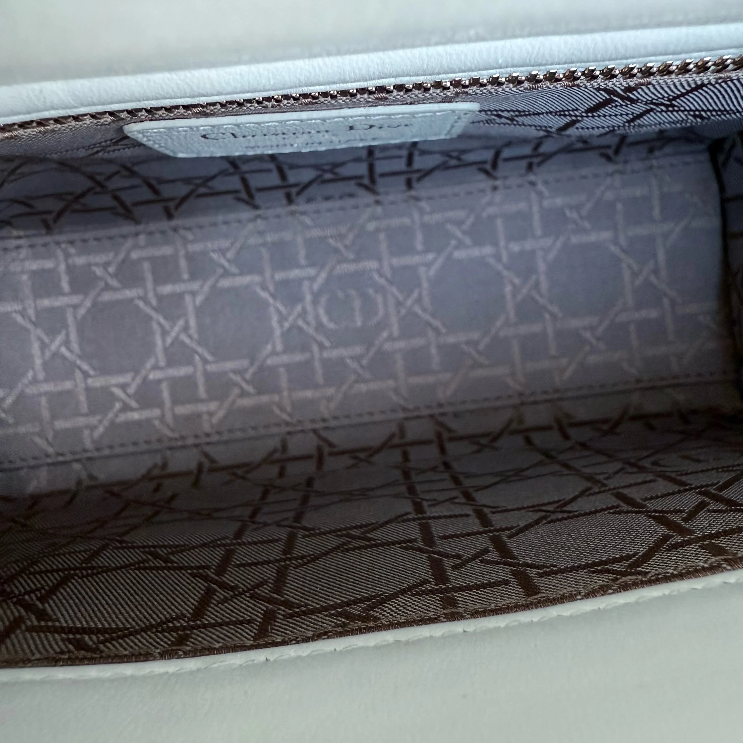 Dior MyABC Lady Small - Cannage Lambskin White Gold Hardware