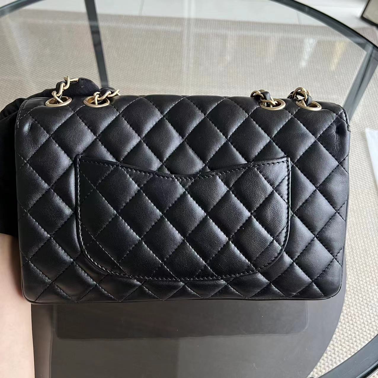Chanel Chic Flap - 26CM Seasonal Classic Flap Quilted Lambskin Black Golden Hardware Series 21