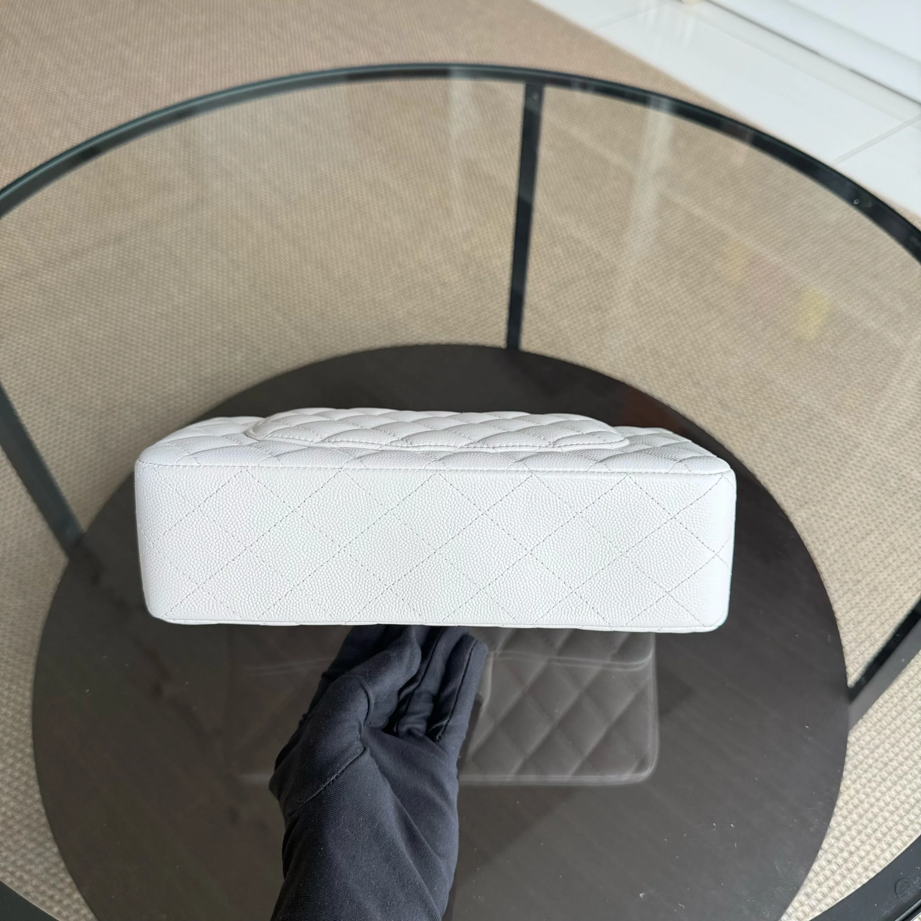 Chanel Classic Flap Small - 23CM Quilted Caviar Gold Hardware Series 31