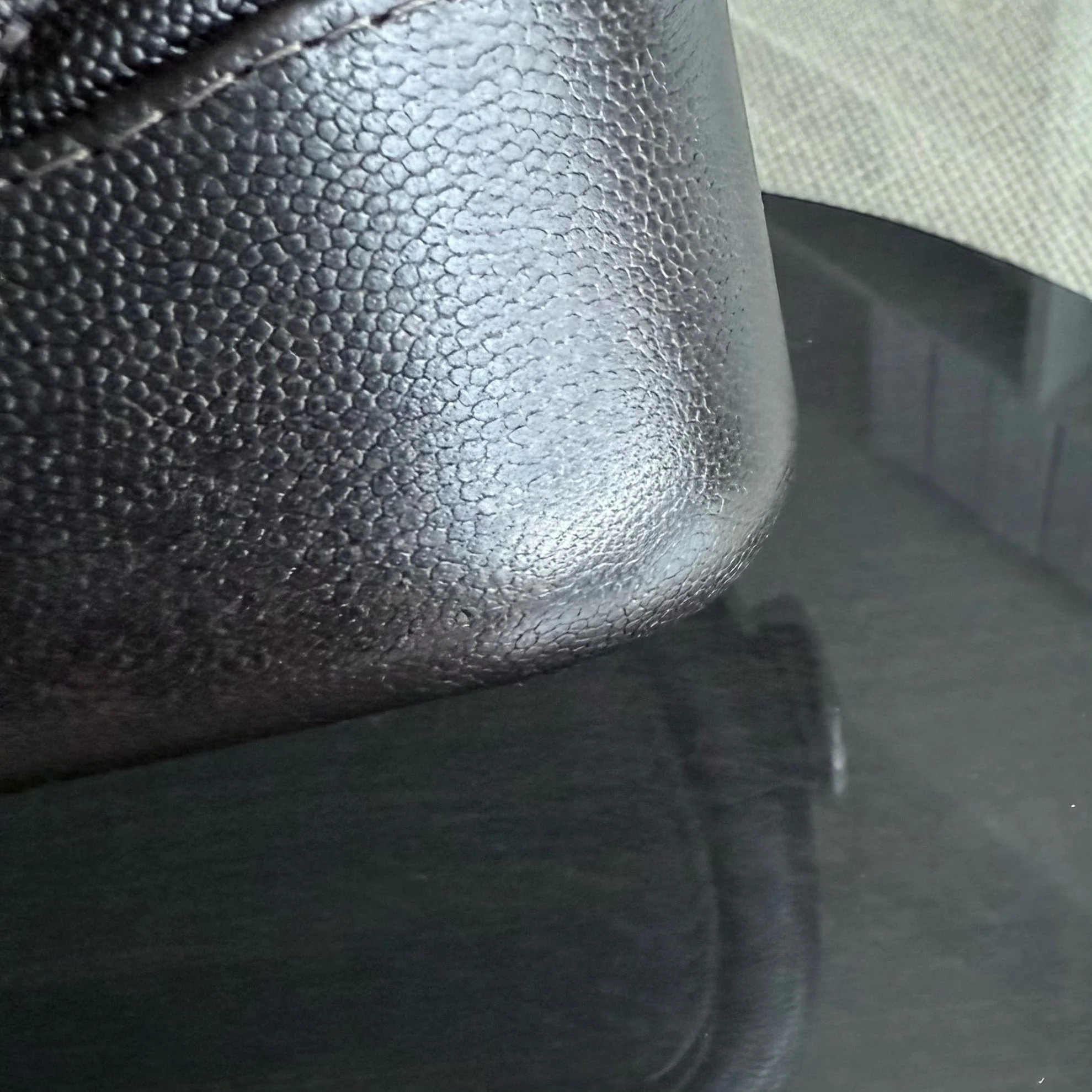 Chanel Gabrielle Small - Caviar Chevron Dark Brown Two-tone Gold Hardware Series 26