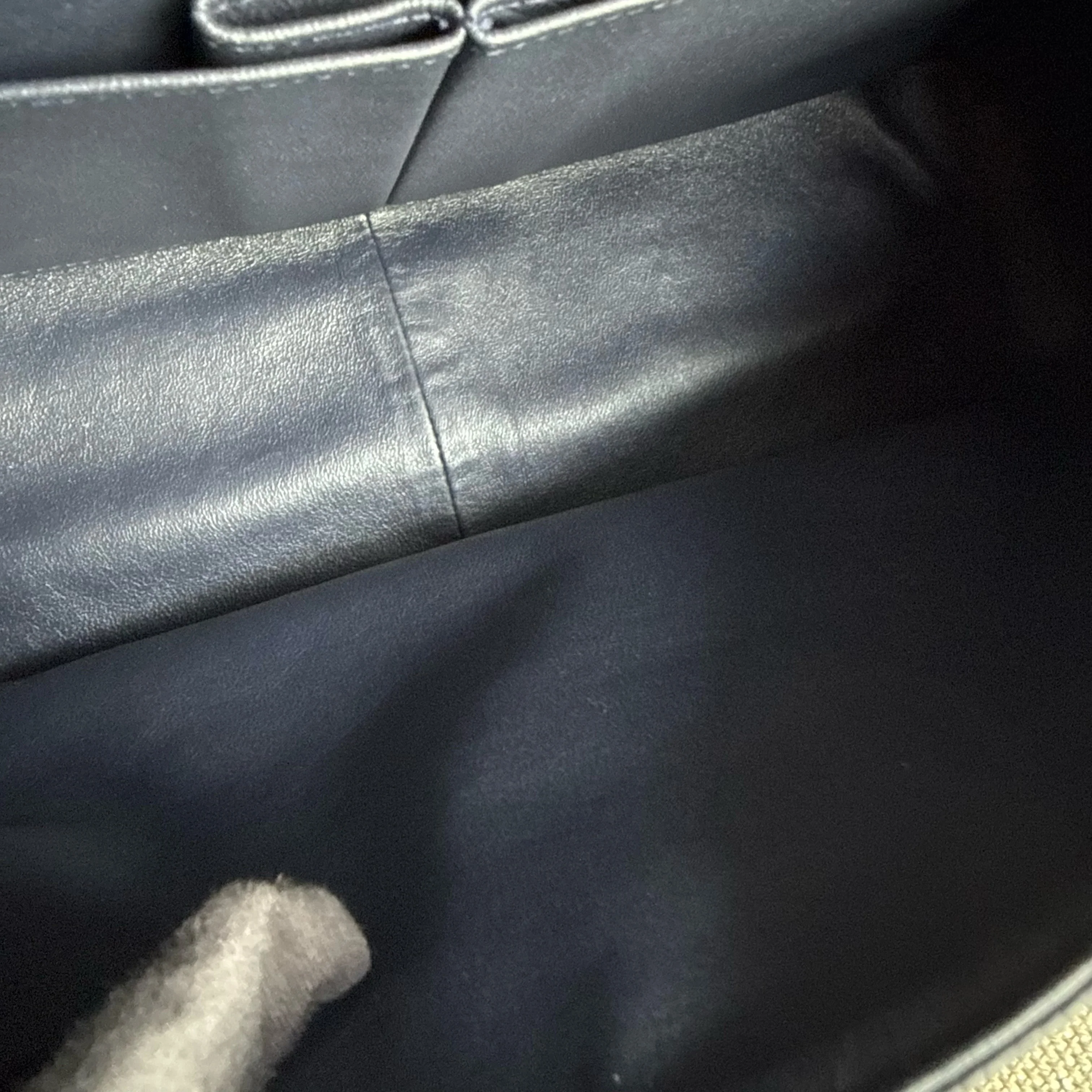 Chanel 2.55 Reissue 227 - Caviar Quilted Dark Blue Ruthenium Silver Hardware Series 14