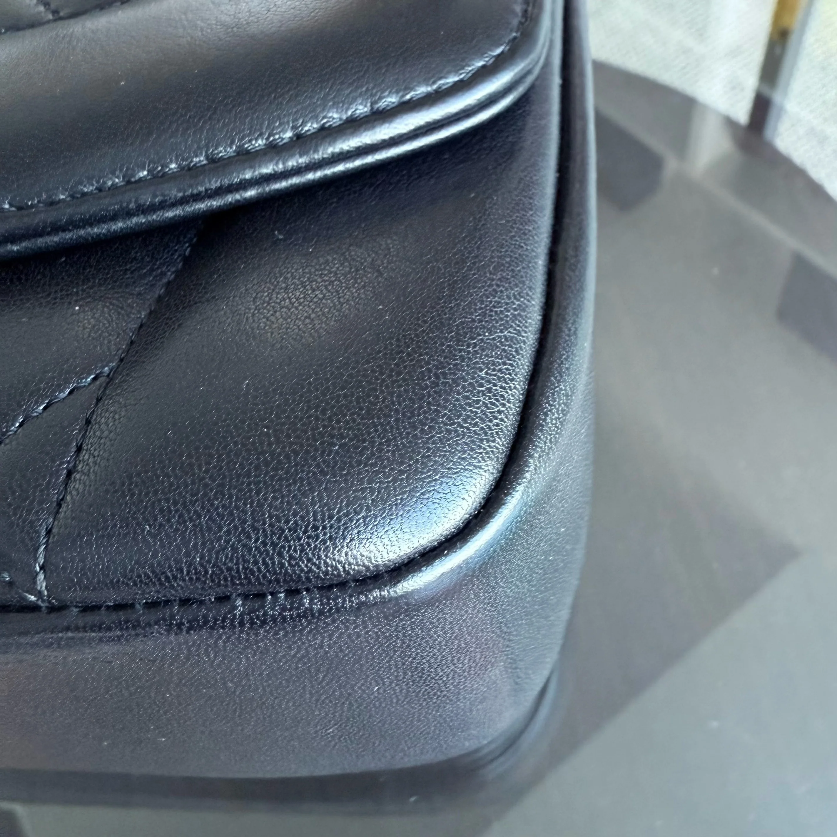 Chanel Diana Reissue - Quilted Lambskin 28CM Black Gold Hardware Series 20