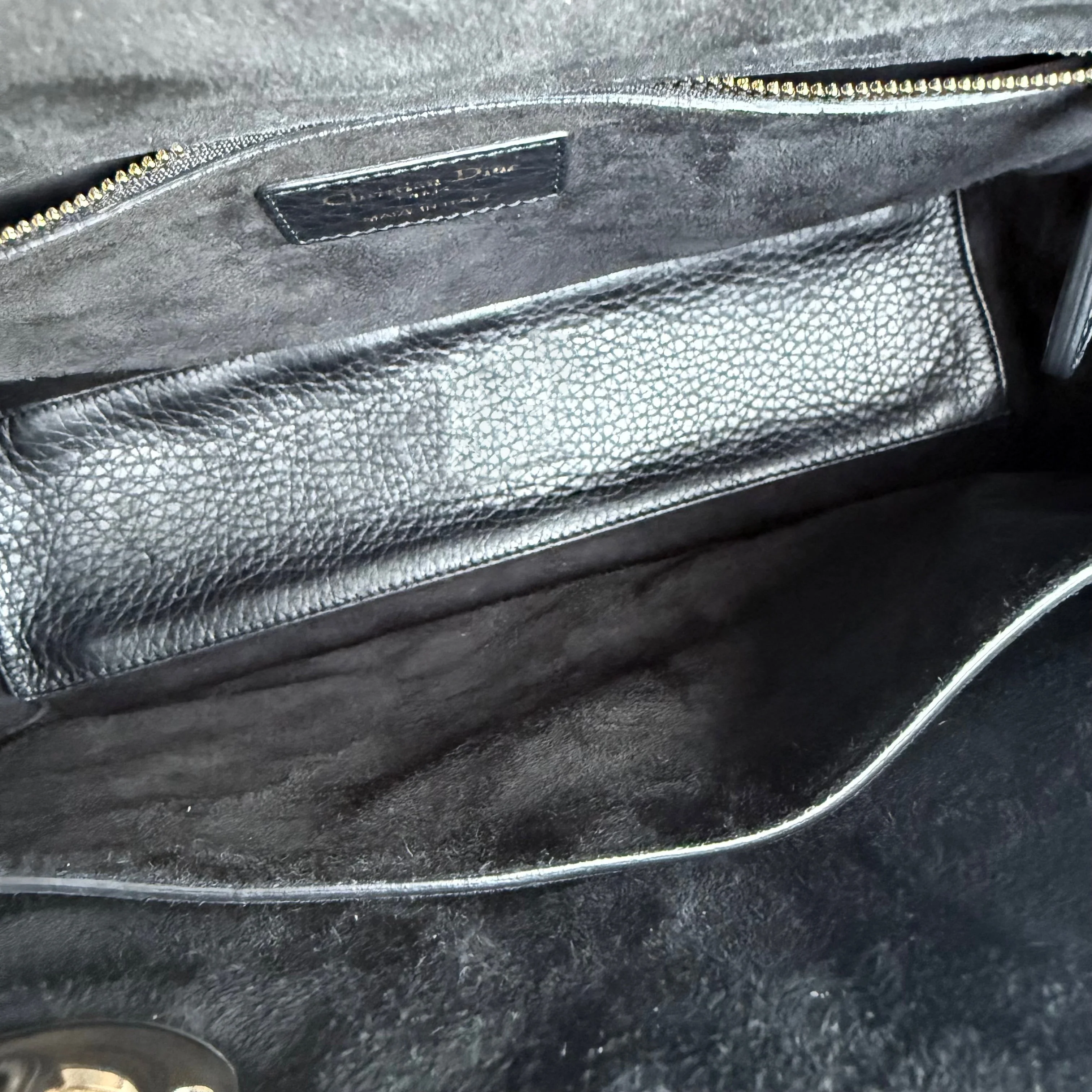 *Flap, Caviar* Lady Large Flap Caviar Cannage Black GHW No Strap