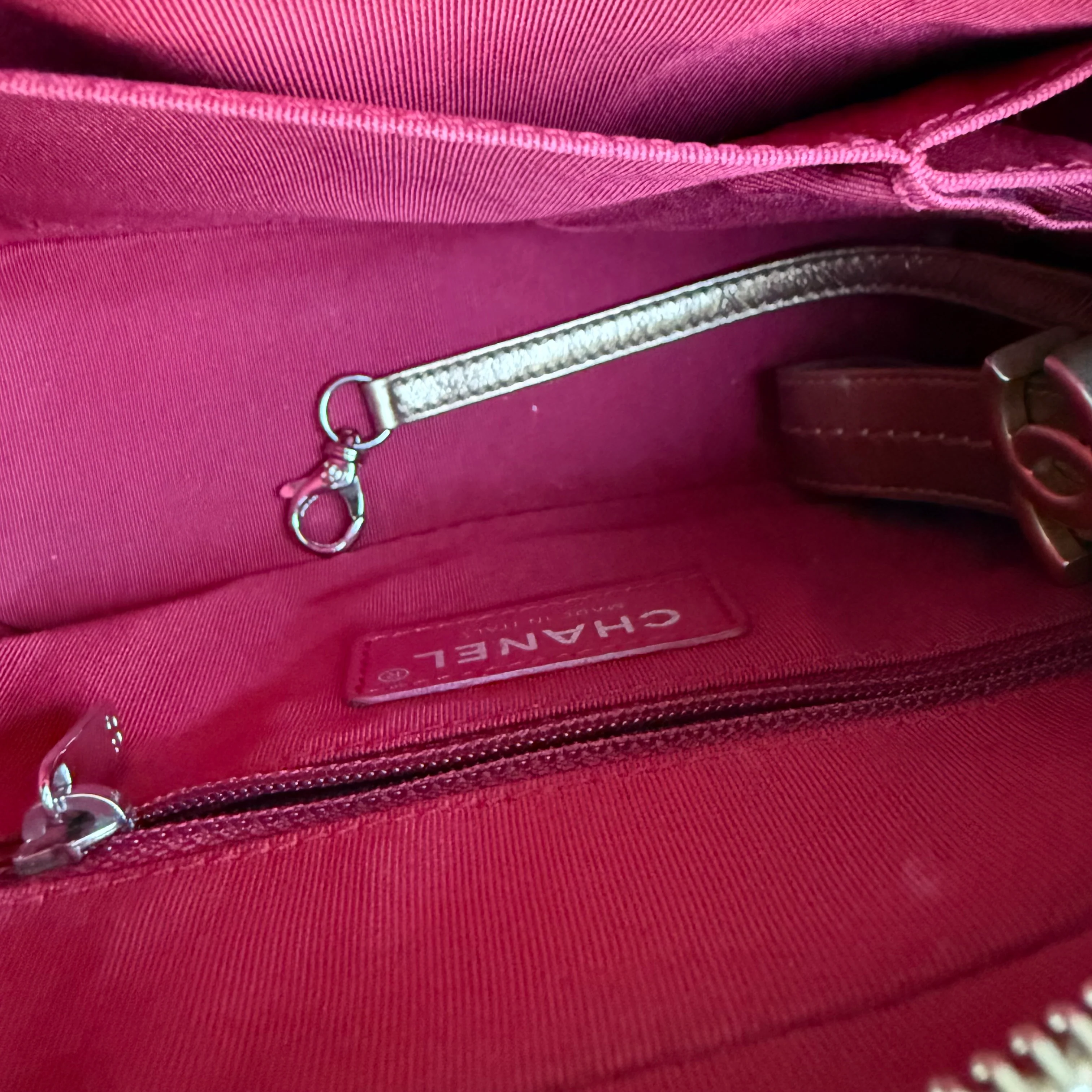 Chanel Gabrielle Small - Quilted Calfskin Bronze Gold Two-Tone Hardware Series 23